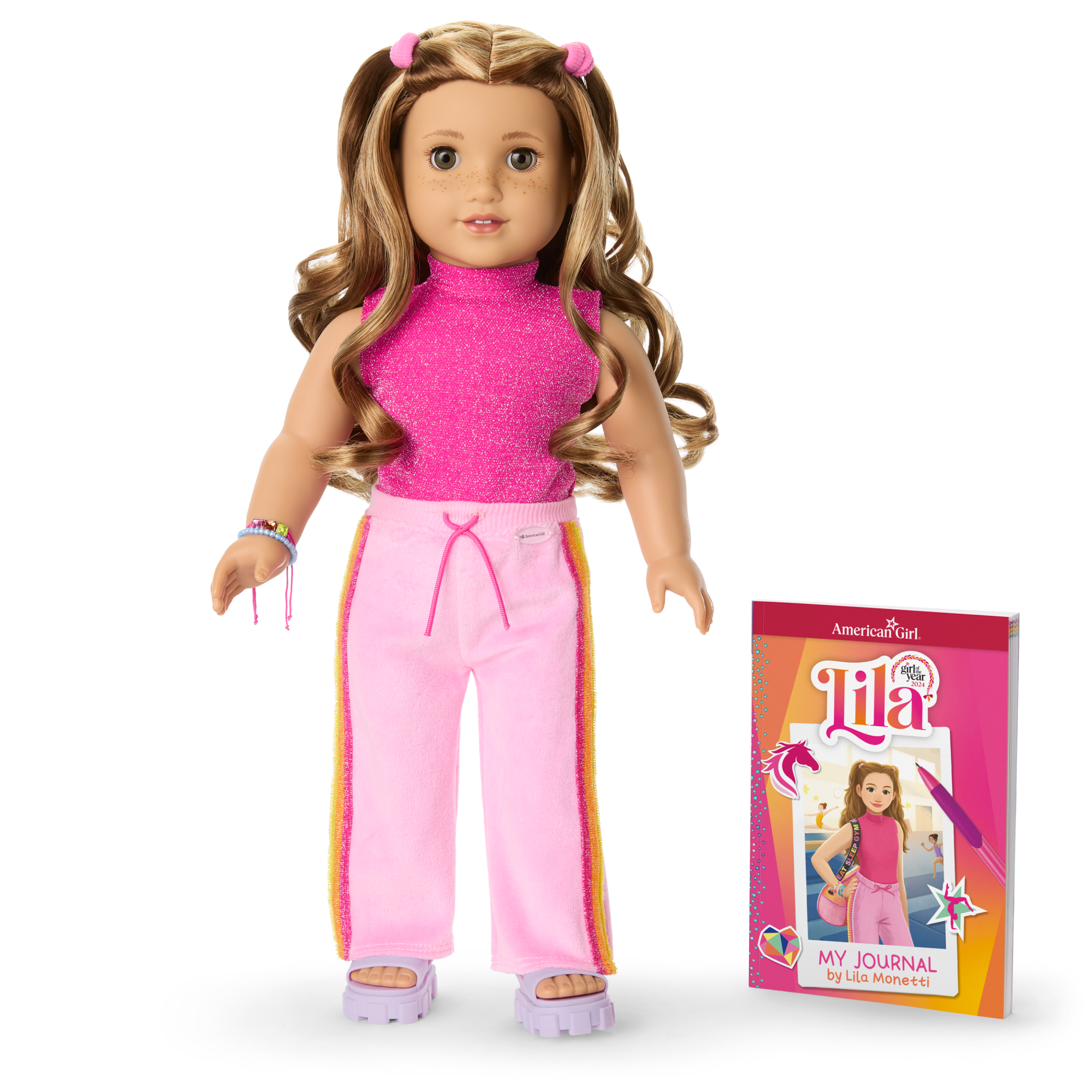 Lila 18-inch Doll with Journal & Outfit – Girl of the Year 2024