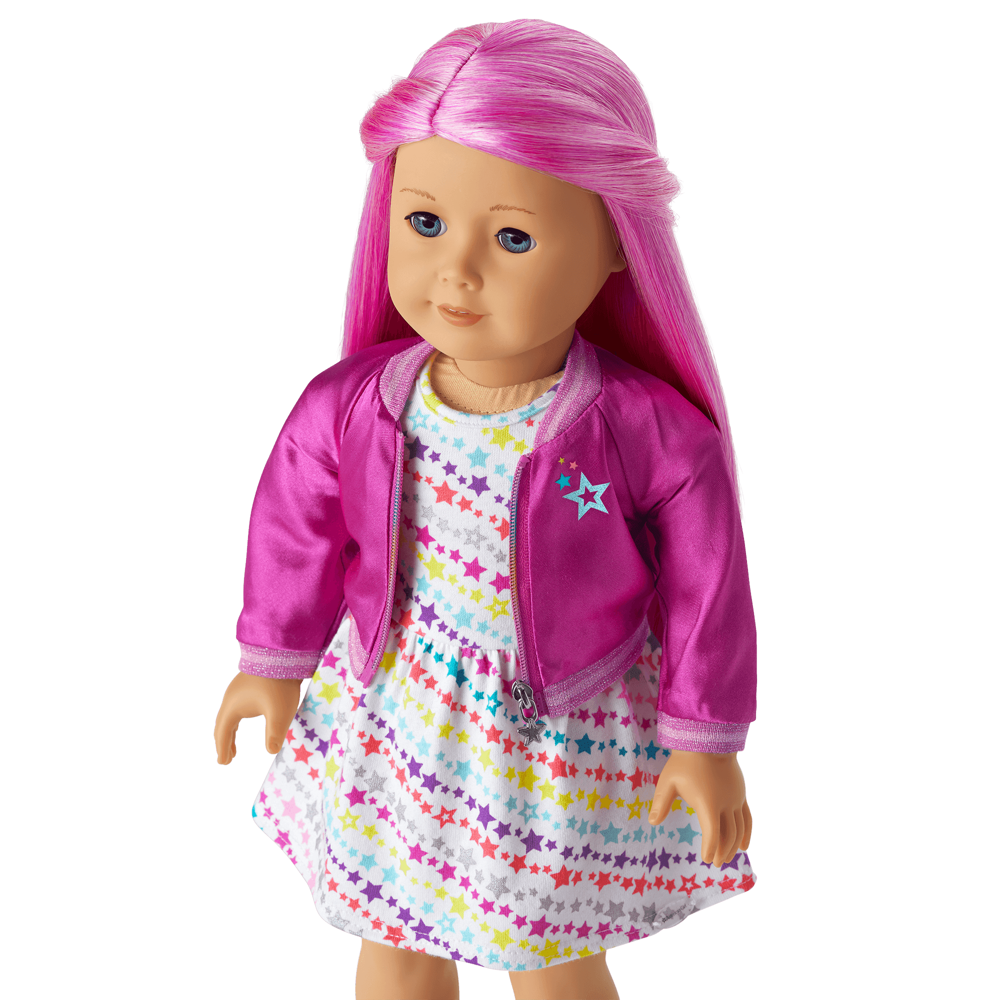 Truly Me Doll #87 with Magenta Hair & Star Outfit – 18" Collectible Doll