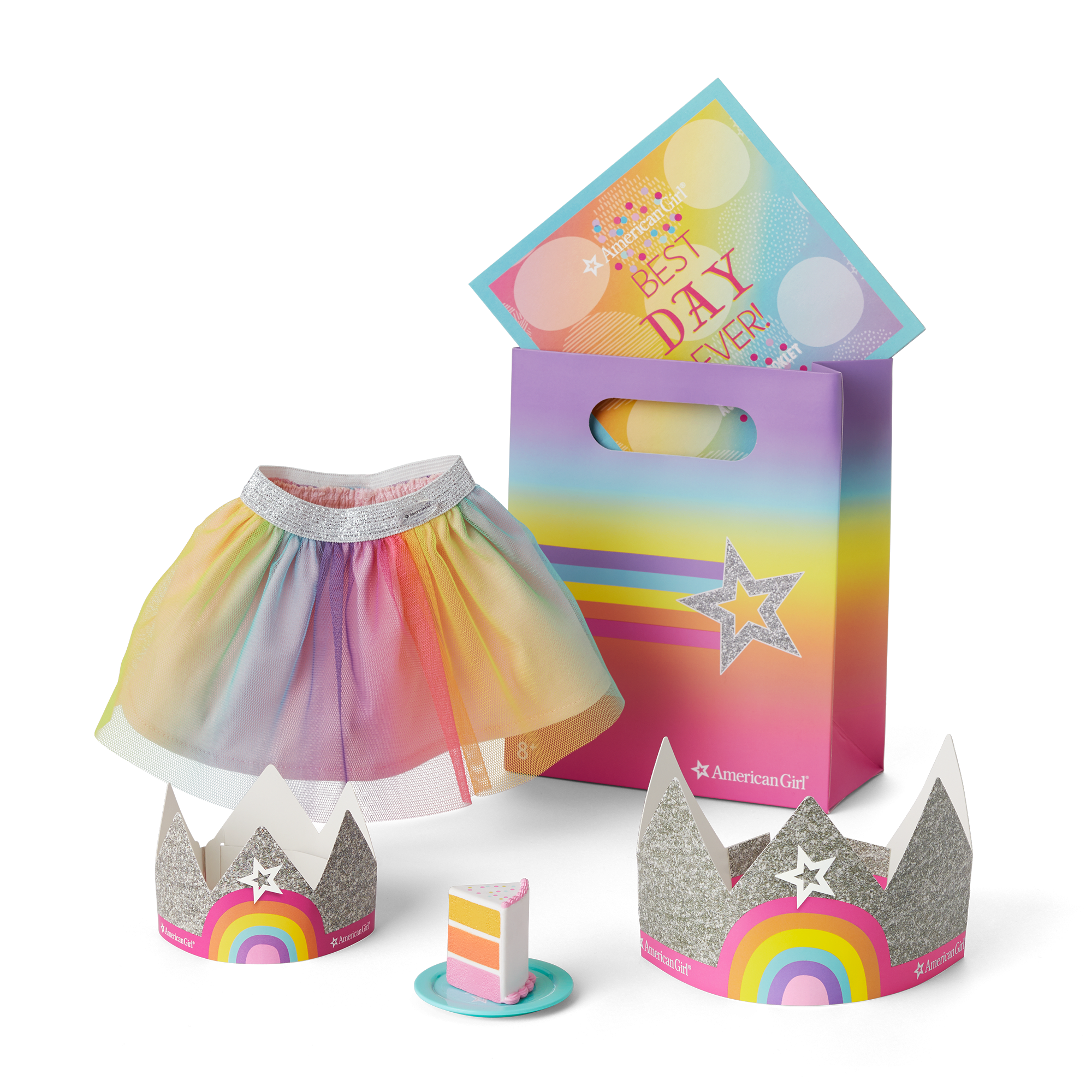 American Girl Rainbow Party Favor Bundle (4-Pack)
