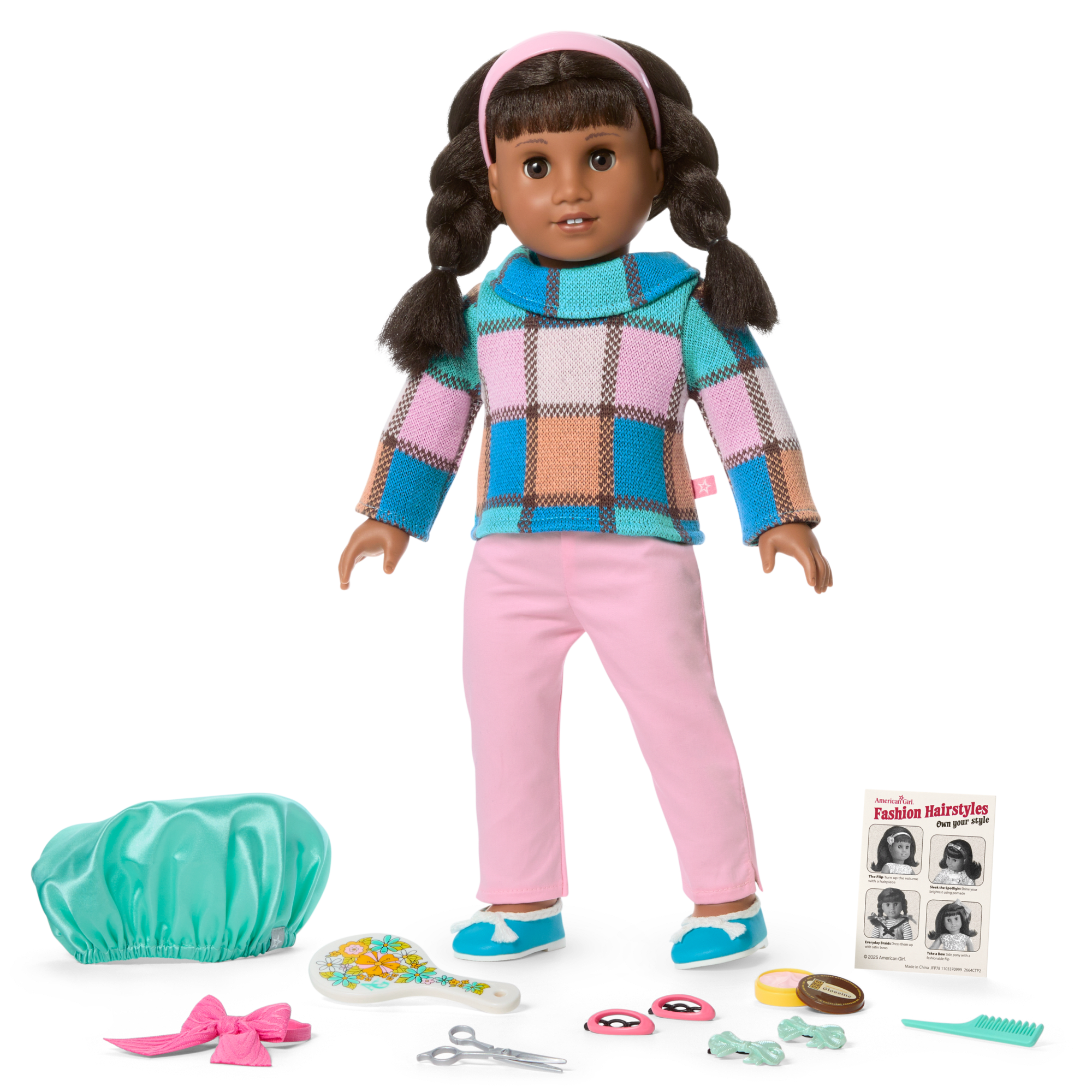 Melody’s 18-inch Doll Salon Accessories Set – 1960s Style Hair Styling Kit