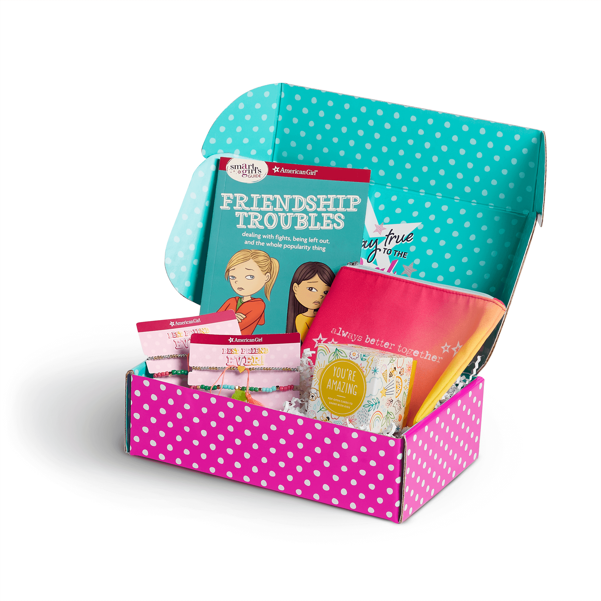 Smart Girl's Guide Friendship Kit with Bracelets & Pouch