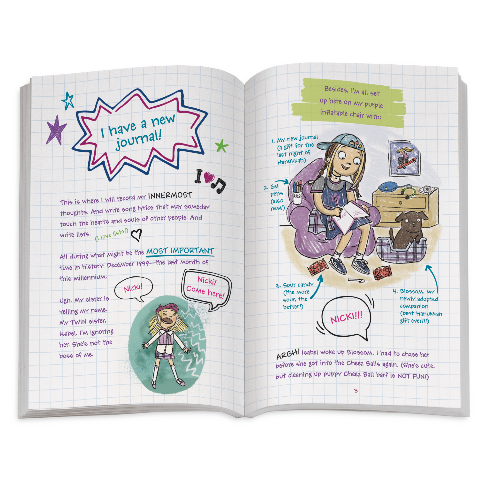 American Girl Nicki's 1990s Seattle Journal - Paperback Diary
