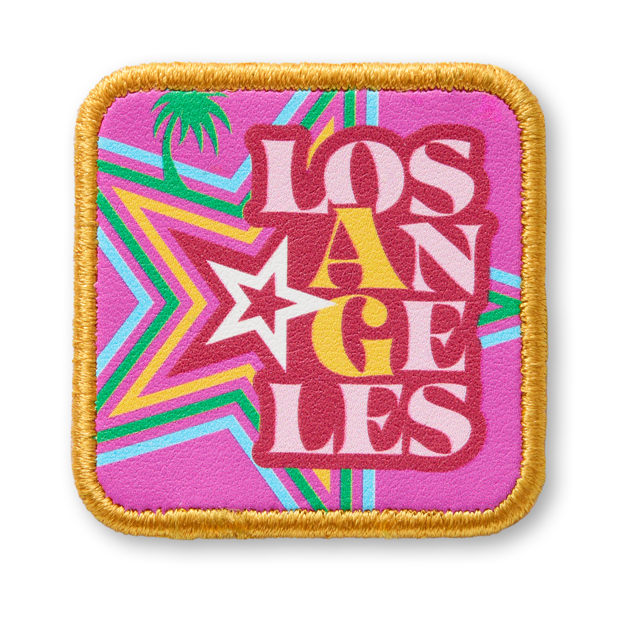 AG™ Los Angeles Embroidered Stick-On Patch for Doll Accessories