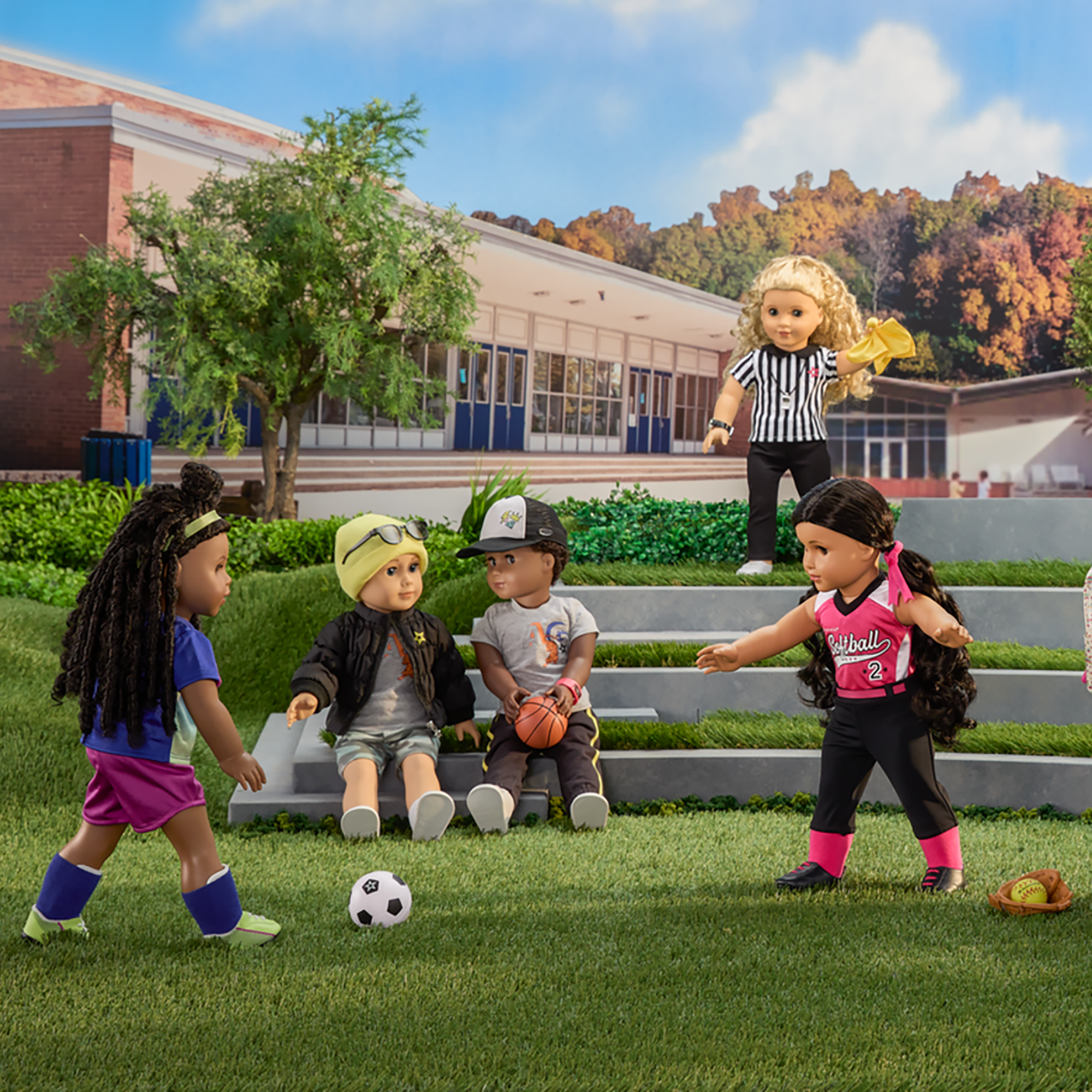 American Girl Truly Me™ 18" Sporty Doll #113 with Accessories