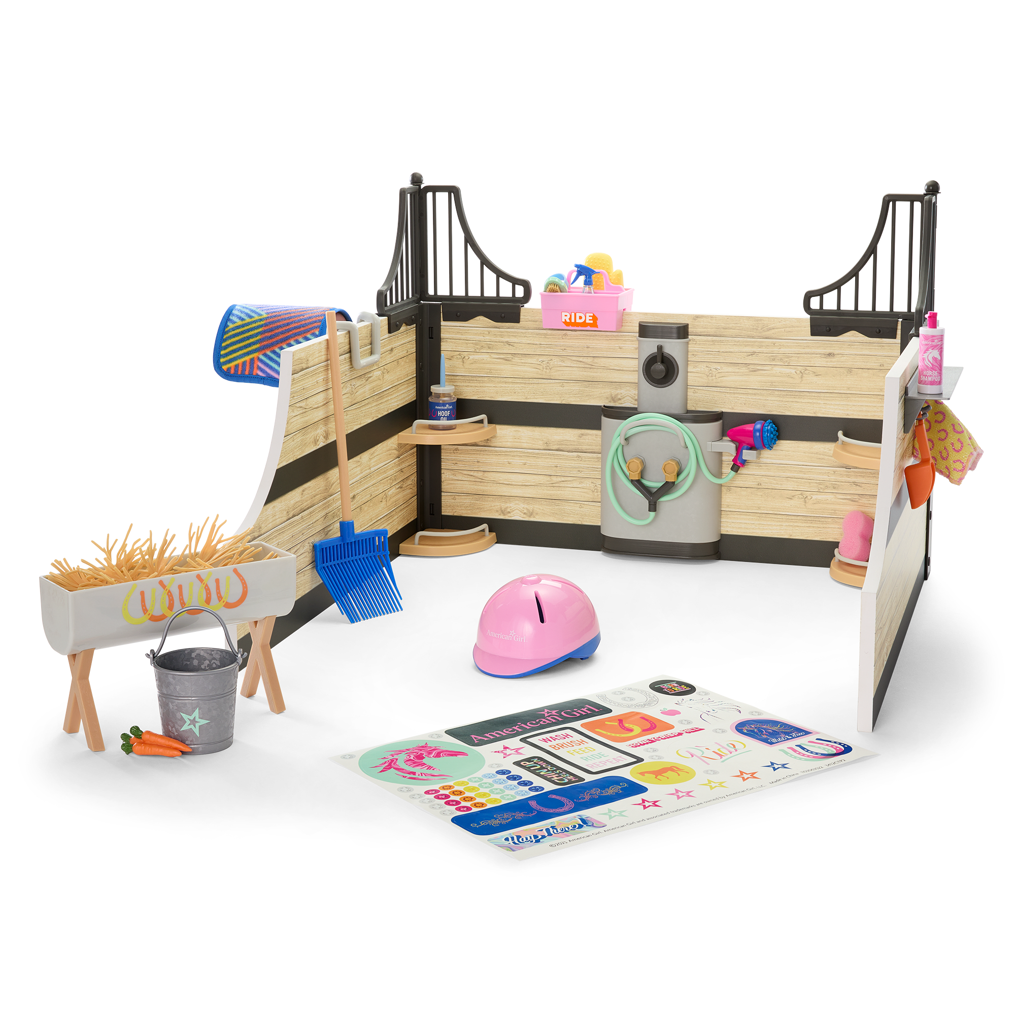 Honeycrisp Hill Horse Stable Playset for American Girl Dolls