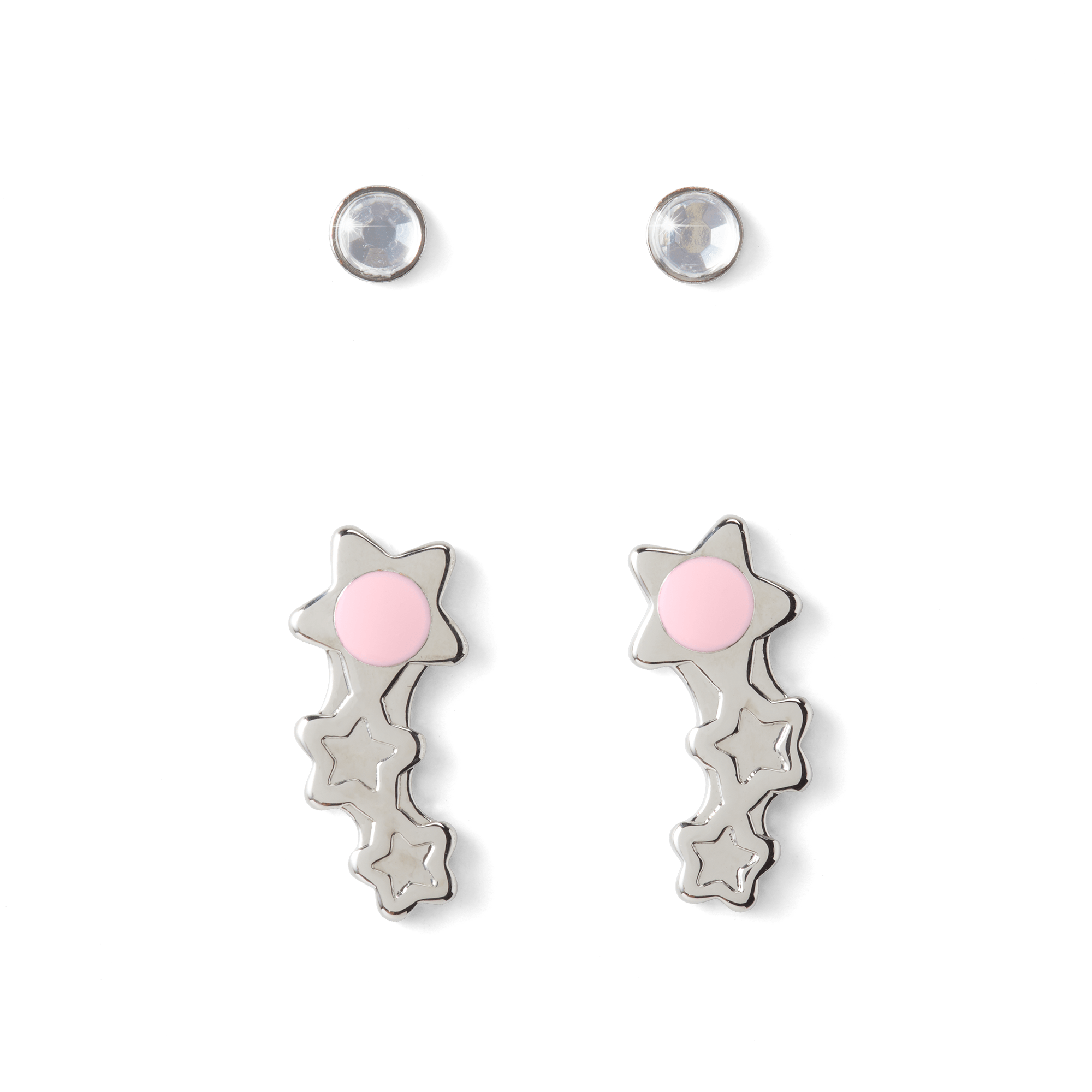 Sparkling Star Earrings Set for 18-Inch Dolls – Dangle & Studs
