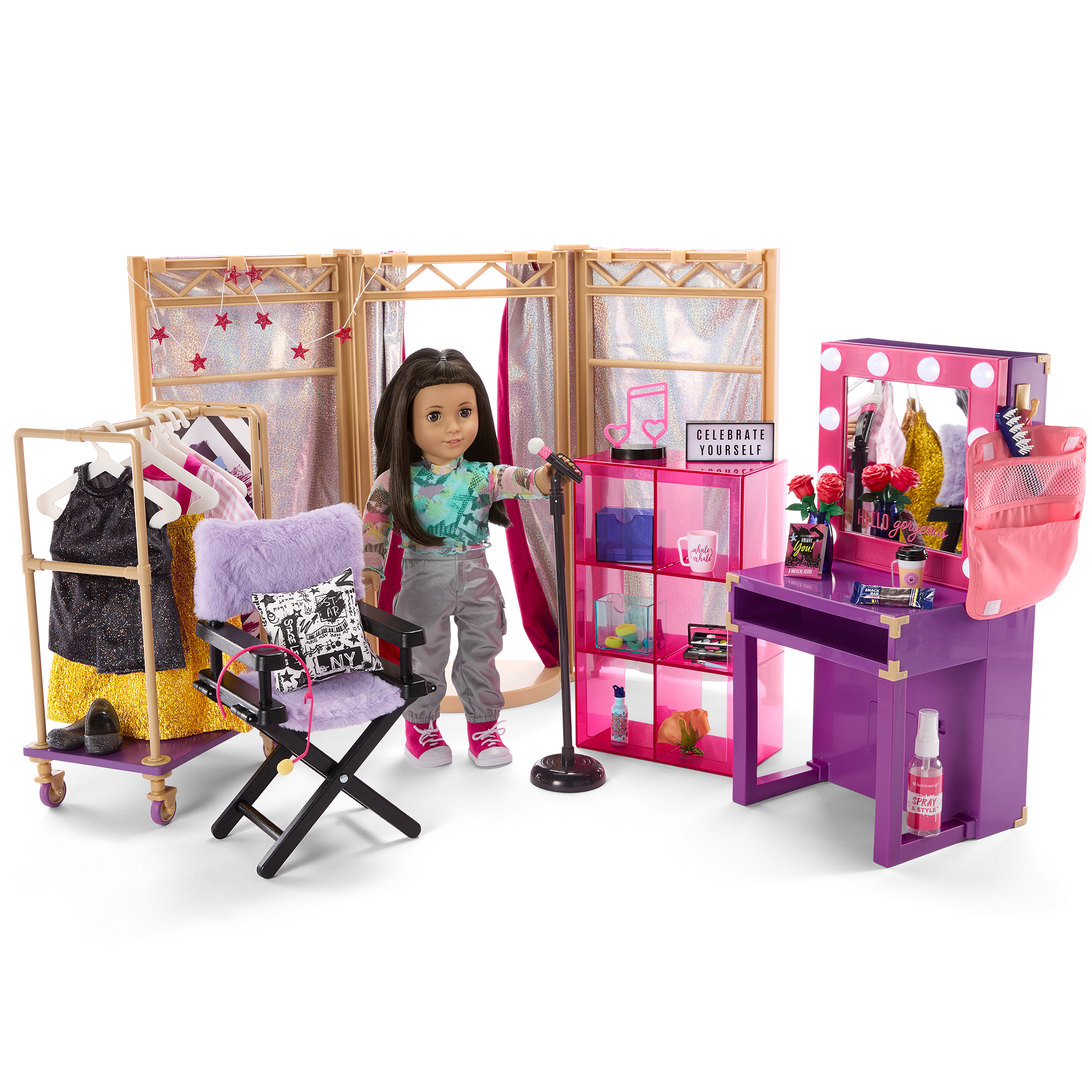 Kavi's Girl of the Year 2023 Backstage Playset with Vanity & Stage