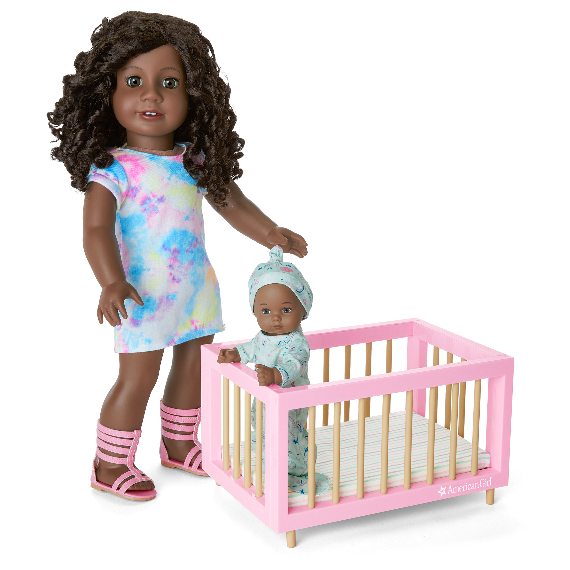 Little Bitty Baby Doll Crib & Sleeper Set for 7.75-inch Dolls