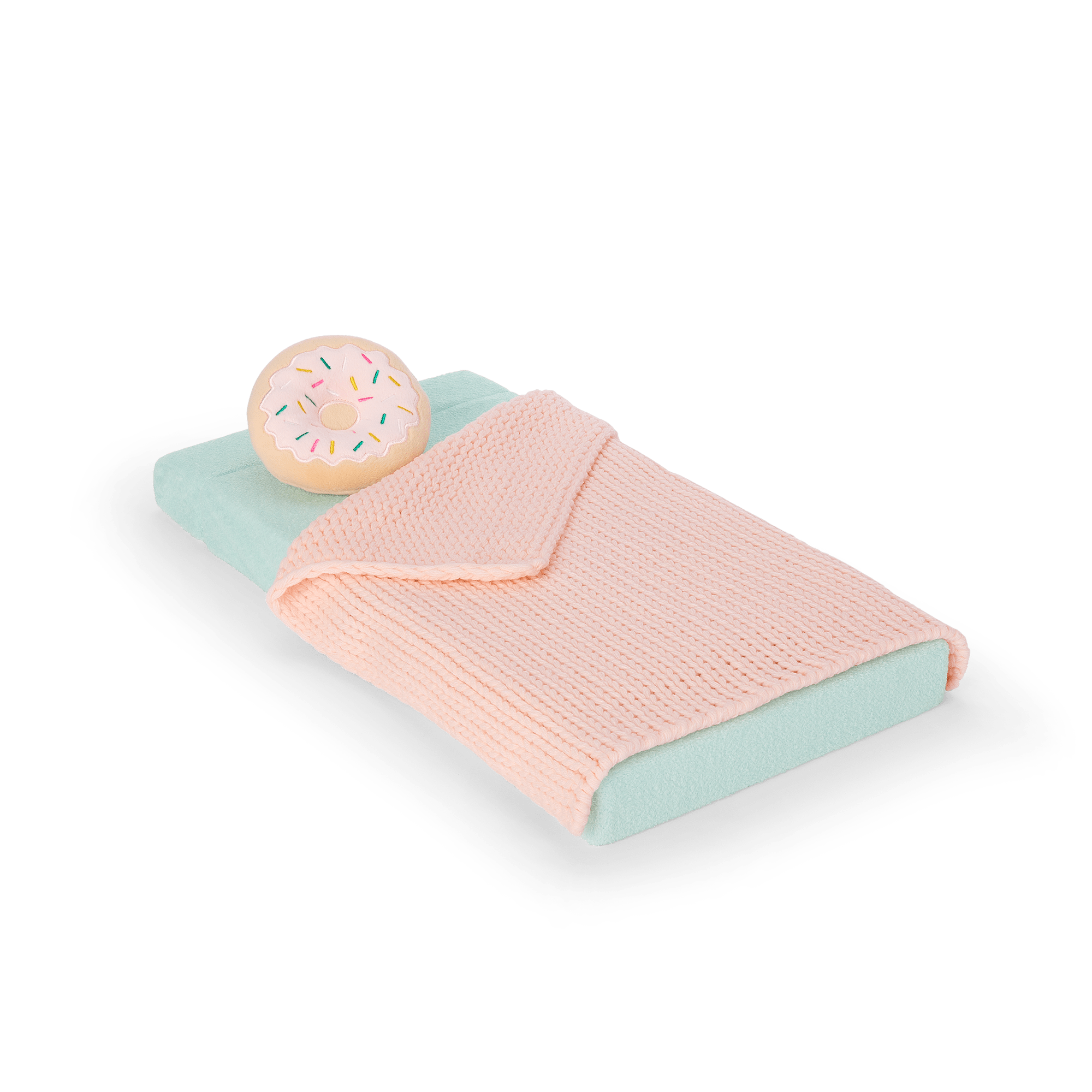18-Inch Doll Sleepover Set with Donut Pillow & Pajamas