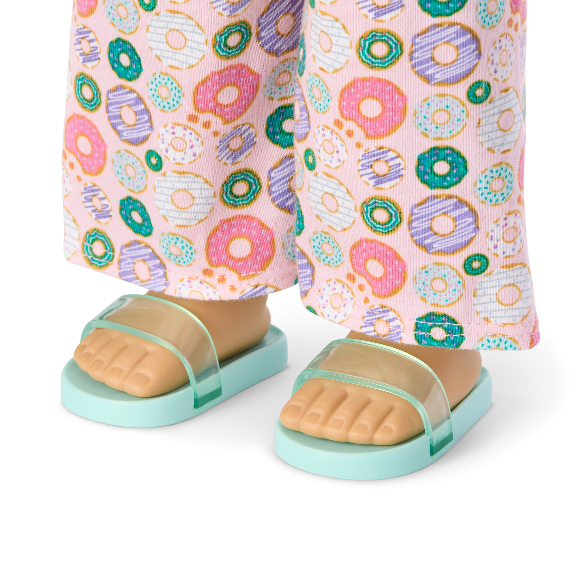 18-Inch Doll Sleepover Set with Donut Pillow & Pajamas
