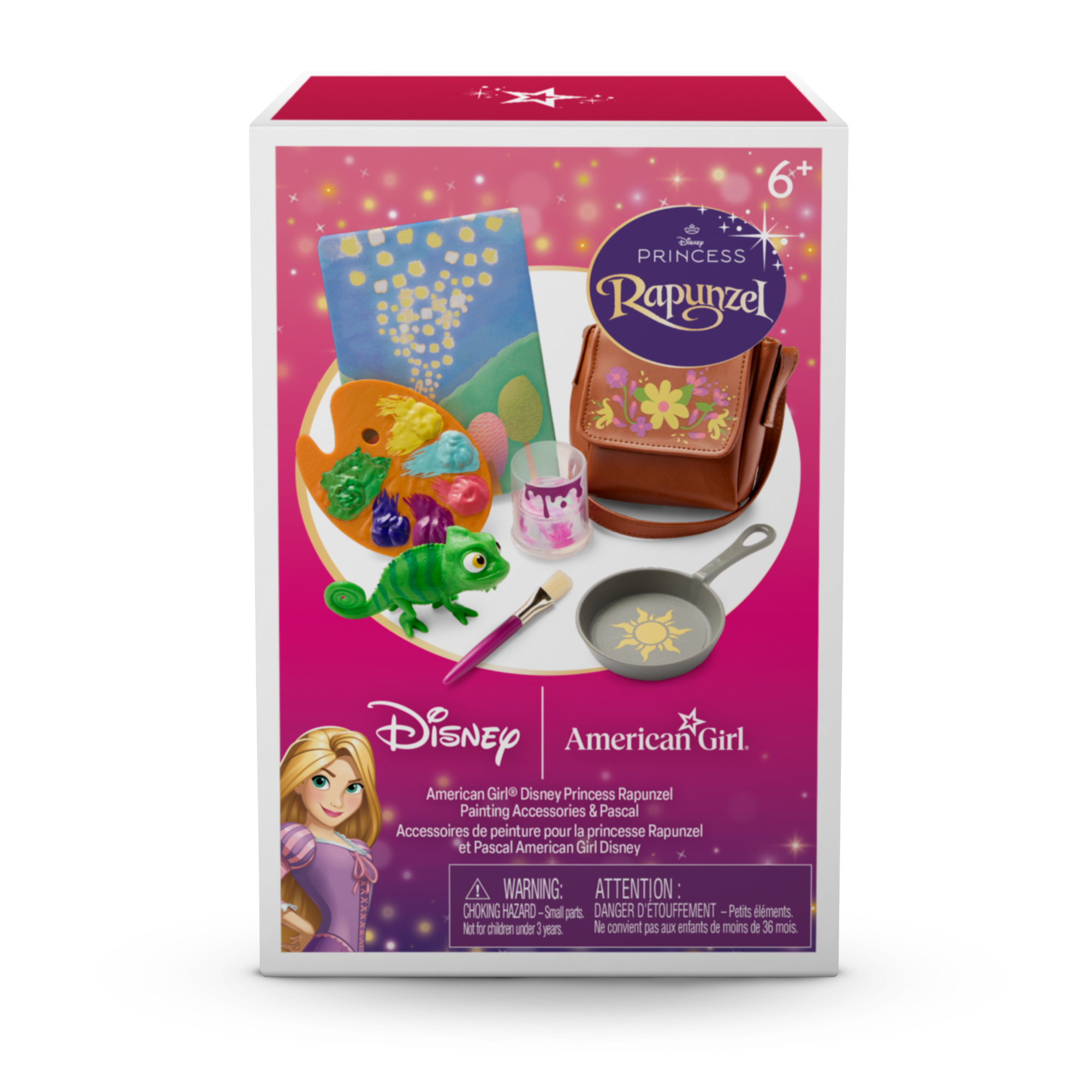 American Girl Disney Rapunzel Doll Painting Set with Pascal & Accessories