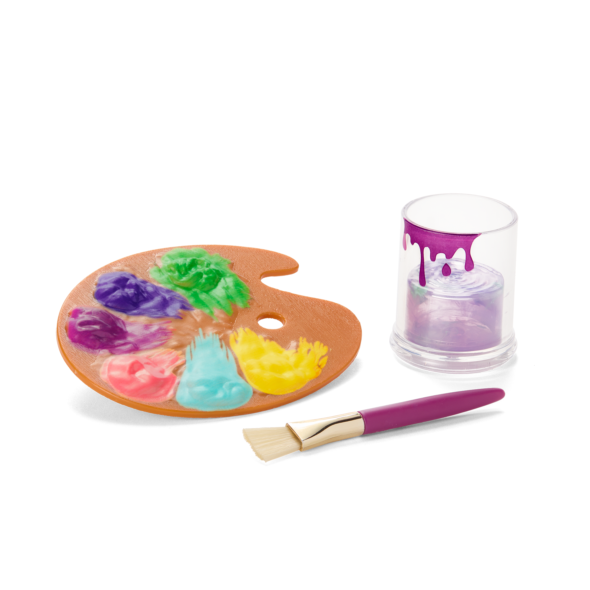 American Girl Disney Rapunzel Doll Painting Set with Pascal & Accessories