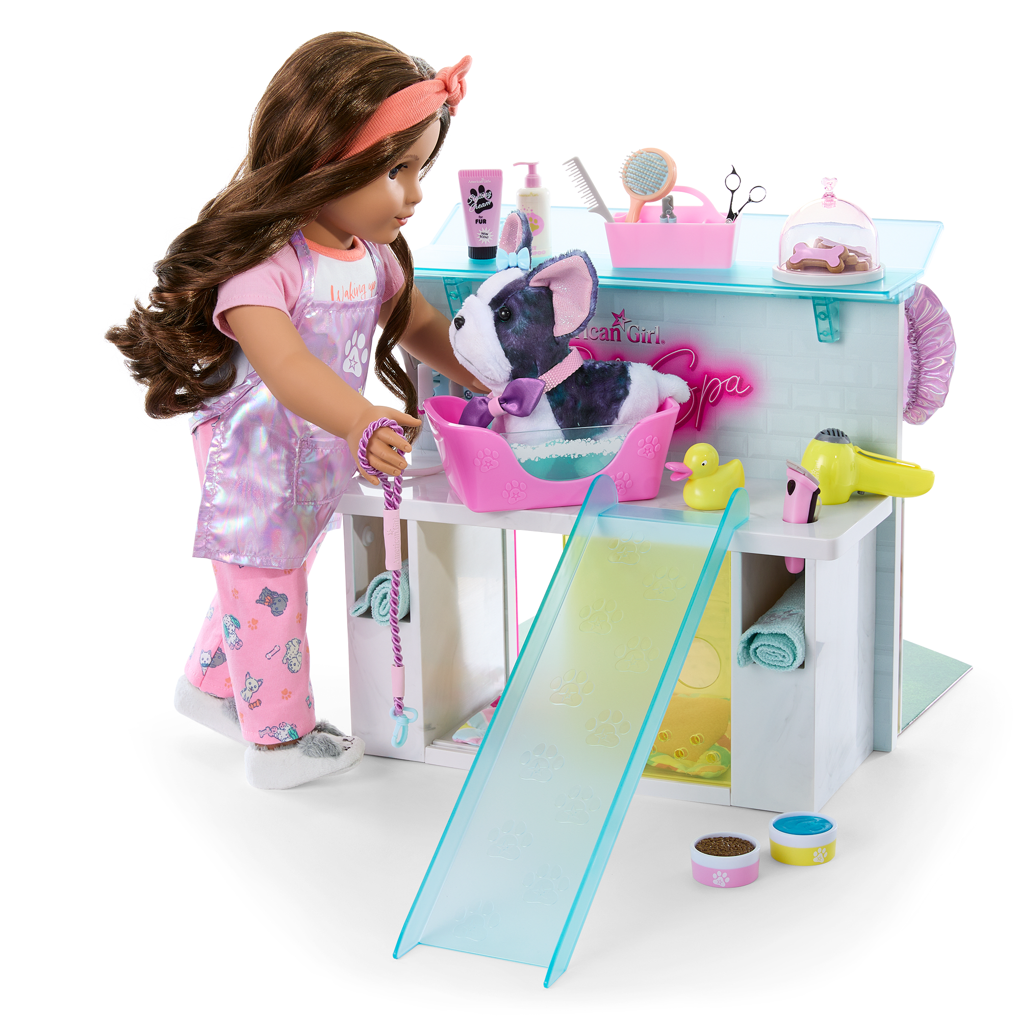American Girl Pet Spa & Daycare Playset with Exclusive Bulldog Toy