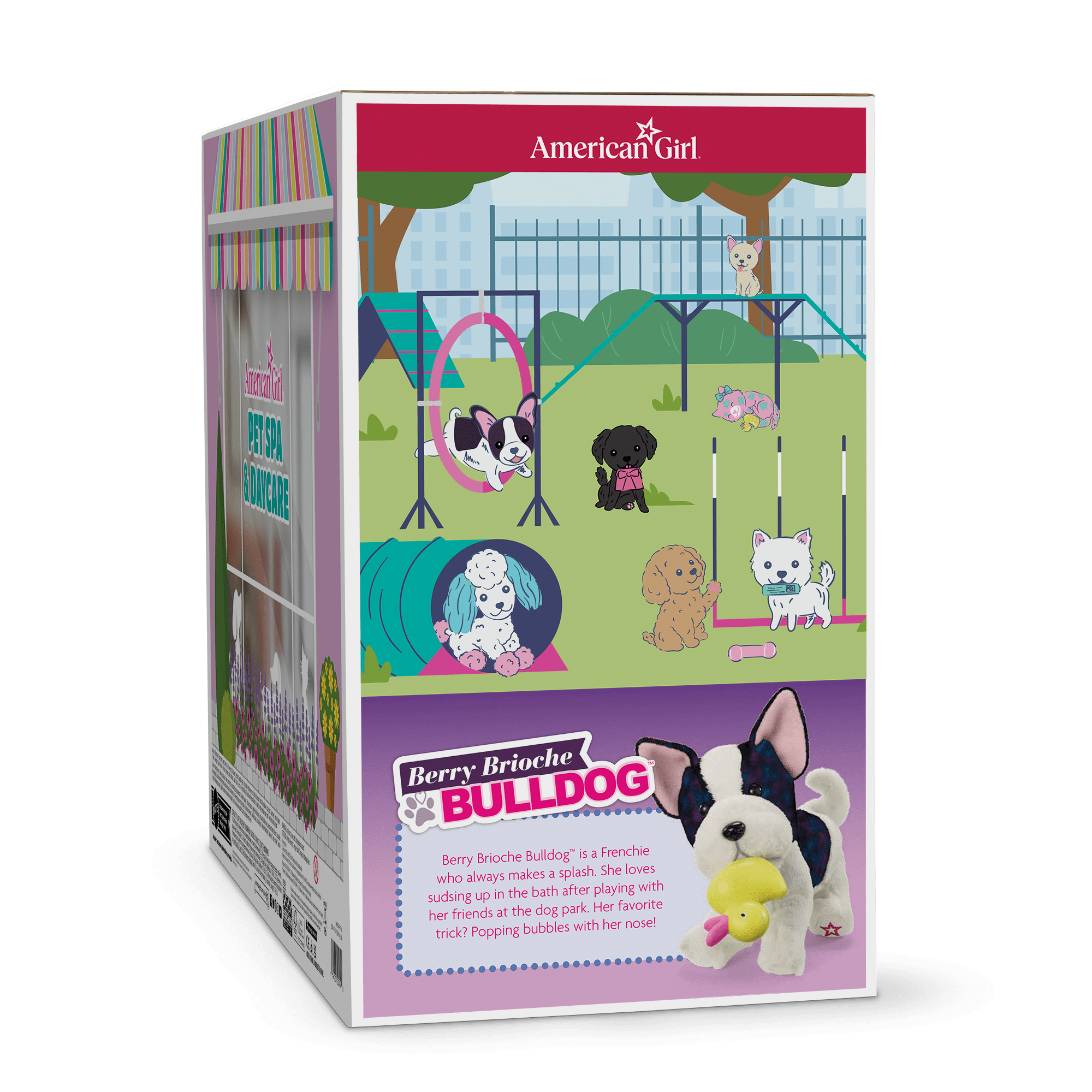 American Girl Pet Spa & Daycare Playset with Exclusive Bulldog Toy