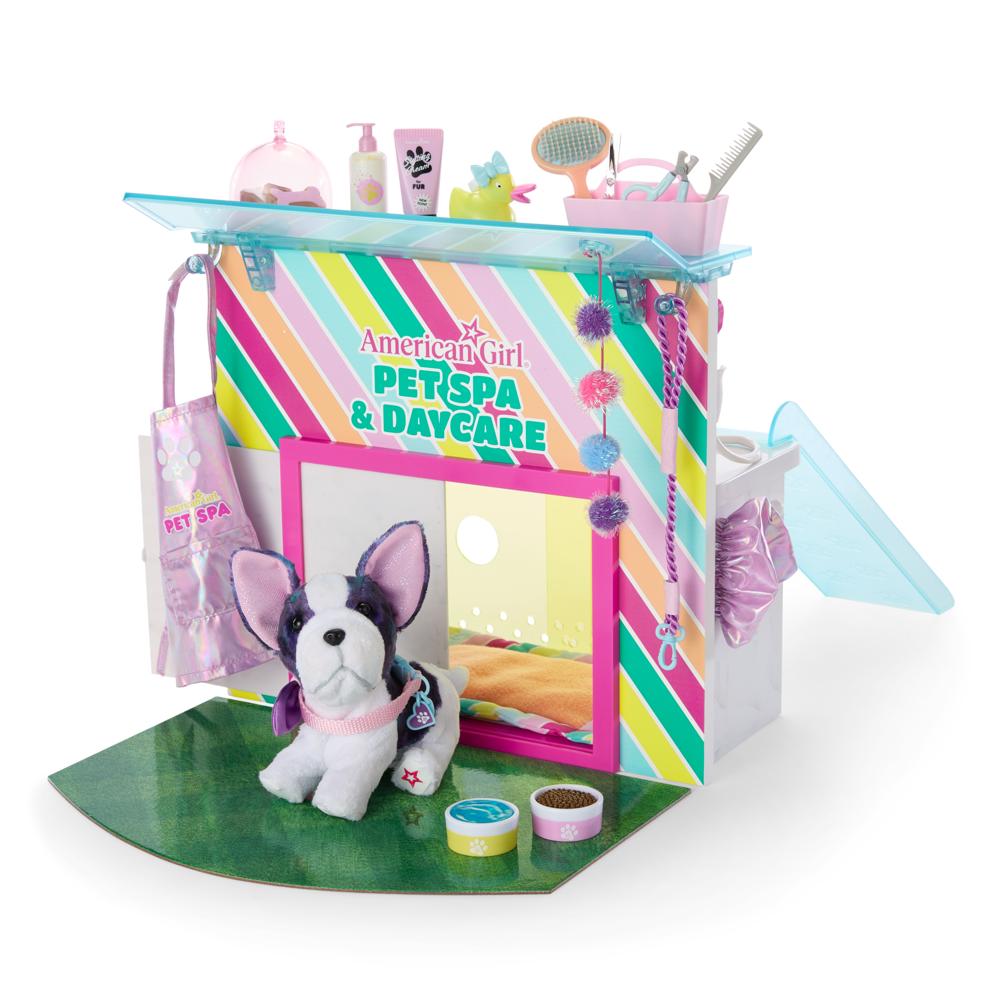 American Girl Pet Spa & Daycare Playset with Exclusive Bulldog Toy