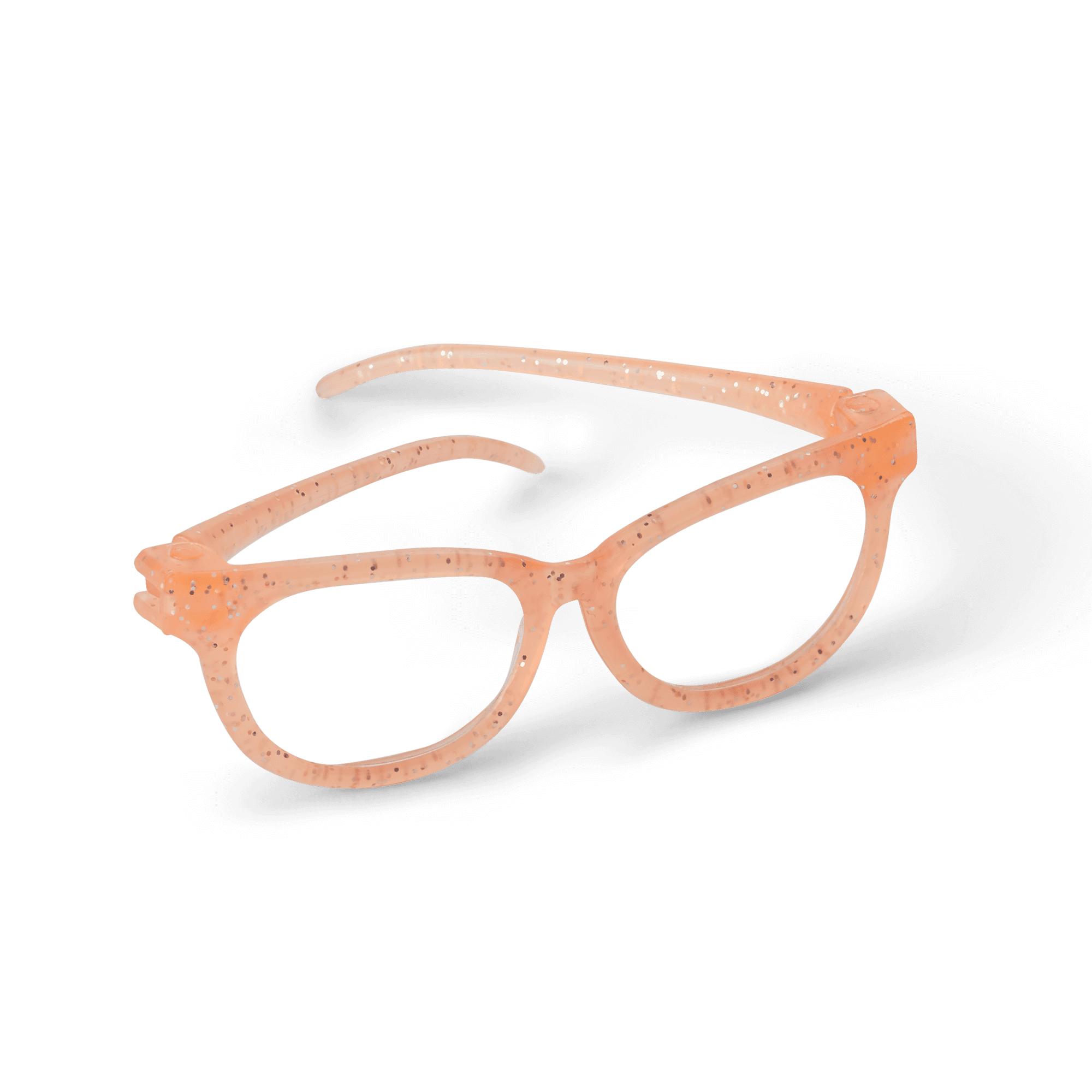 Rose Gold Doll Glasses for 18-inch Dolls with Felt Case