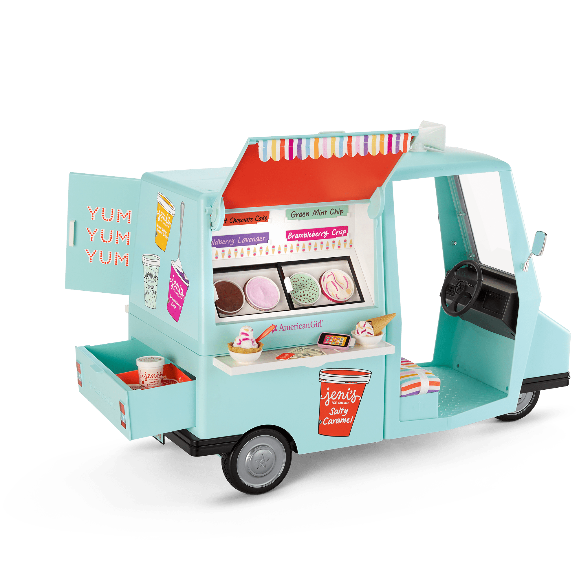 Jeni's Ice Cream Truck Playset for 18-Inch Dolls by American Girl