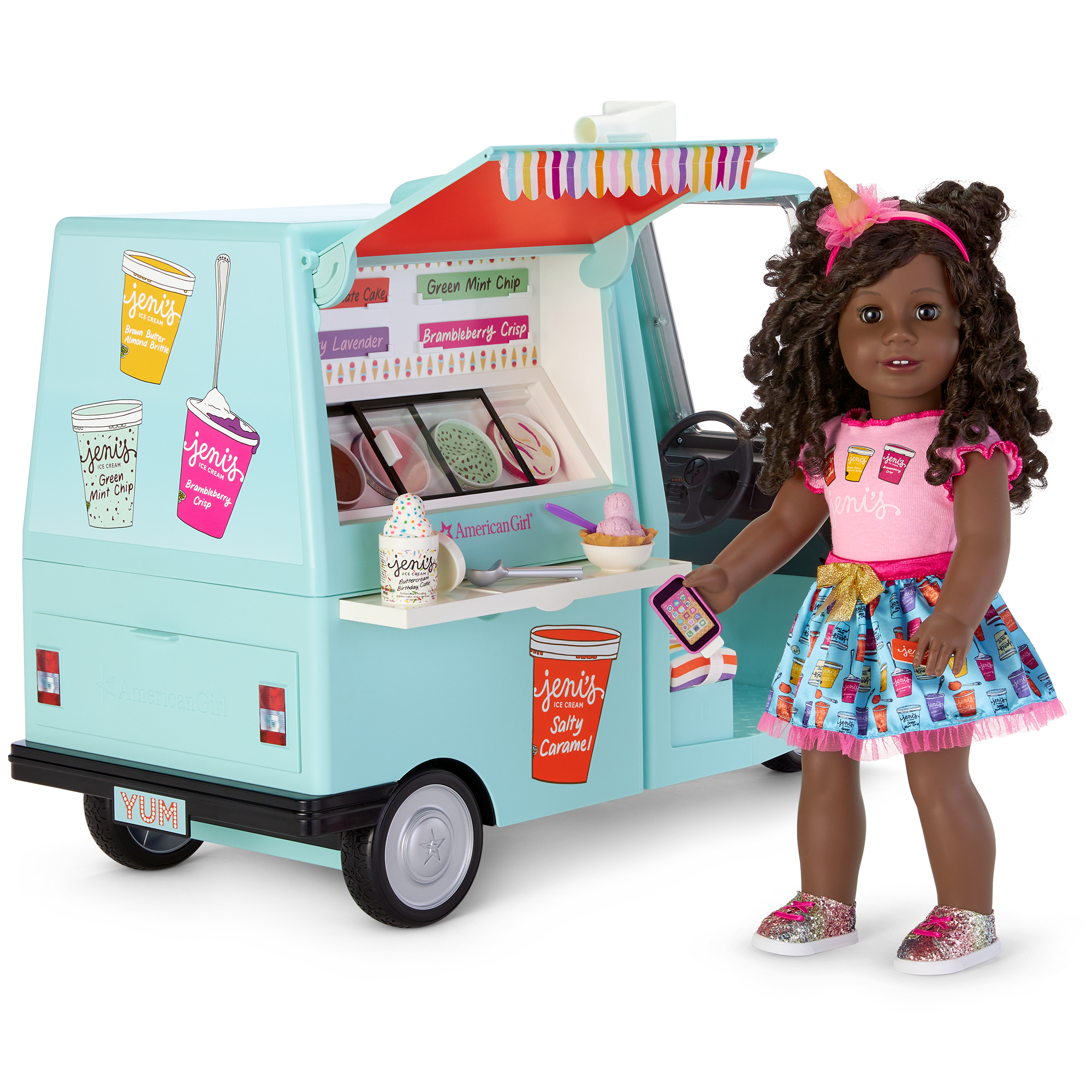 Jeni's Ice Cream Truck Playset for 18-Inch Dolls by American Girl