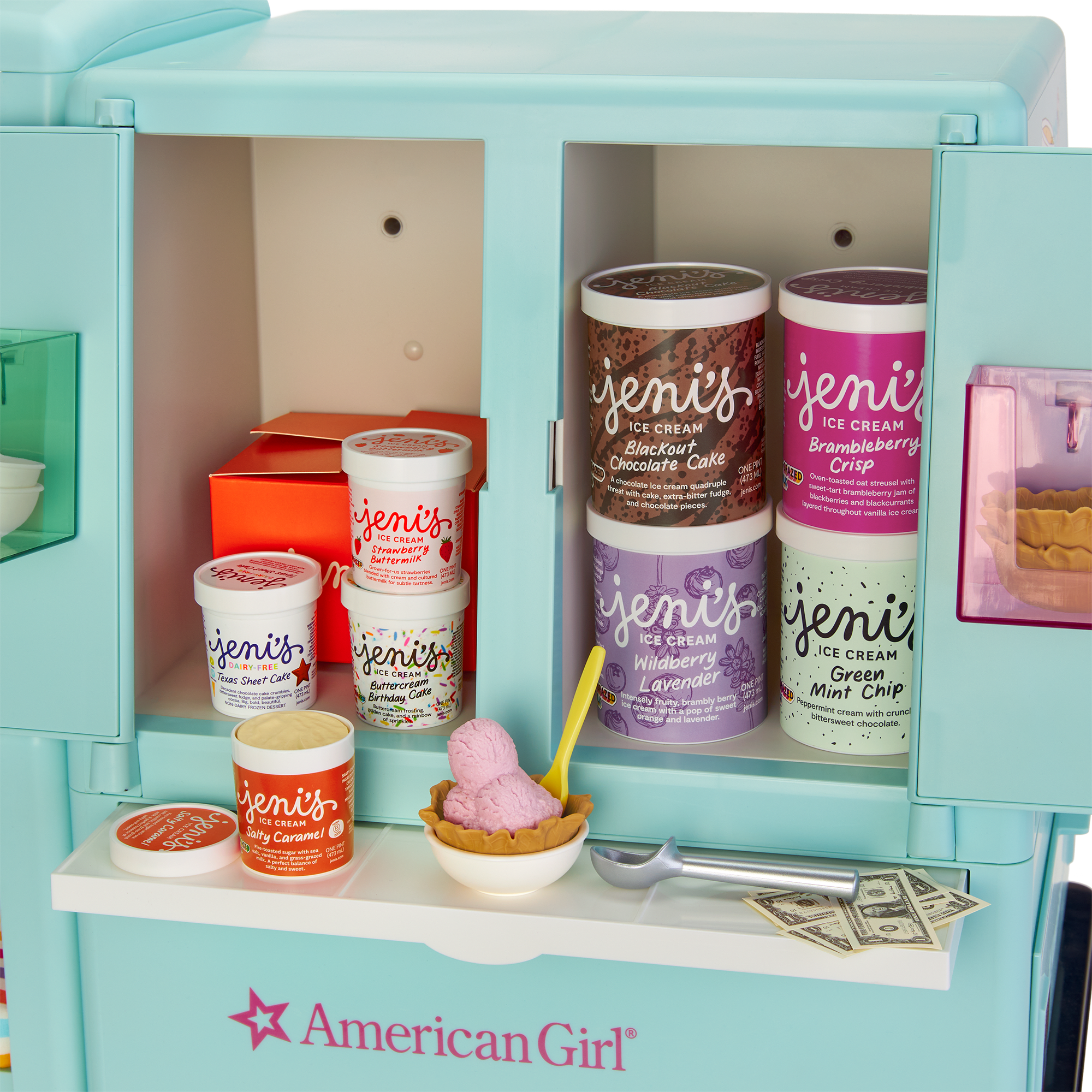 Jeni's Ice Cream Truck Playset for 18-Inch Dolls by American Girl