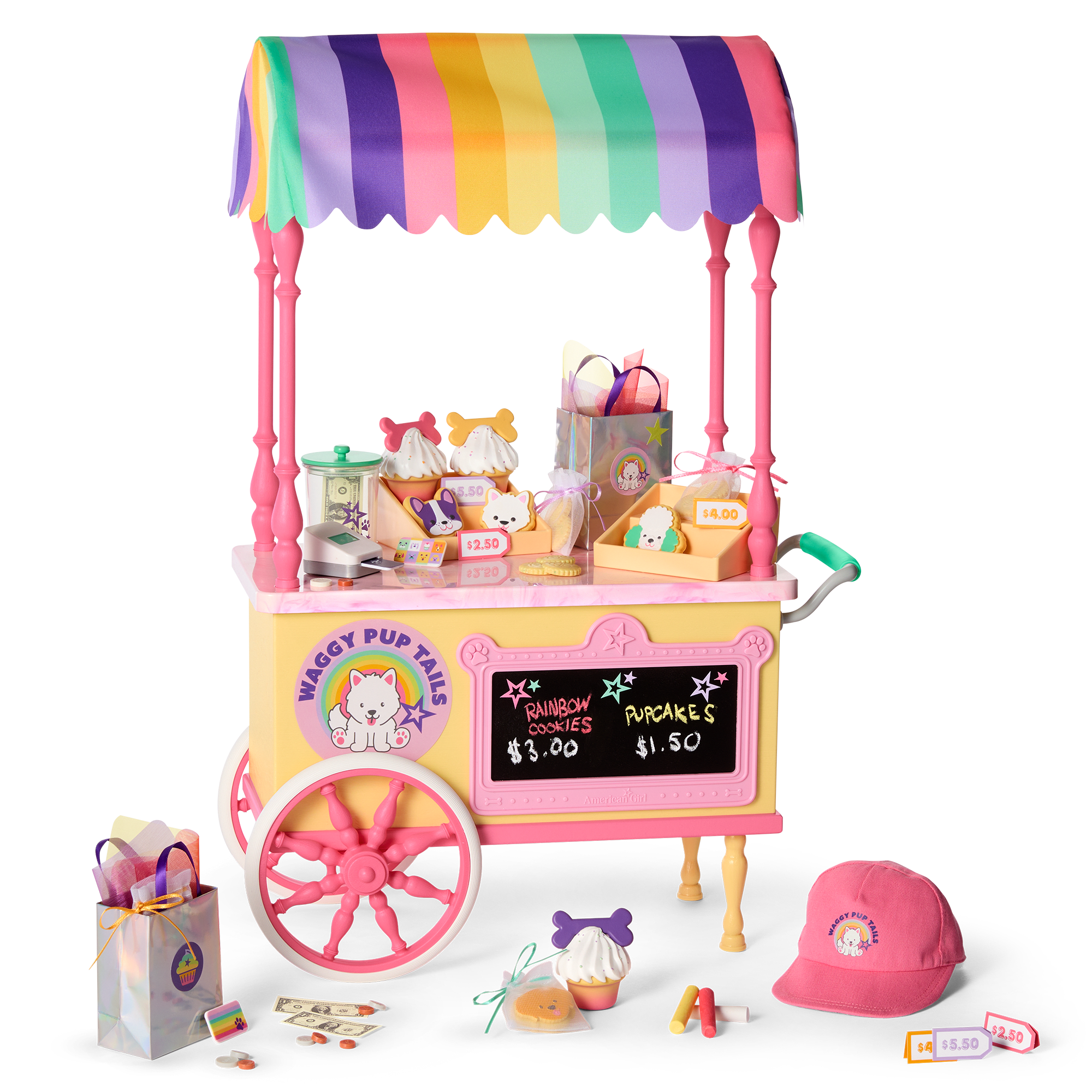 Summer's Treat Cart Playset for 18-Inch Dolls