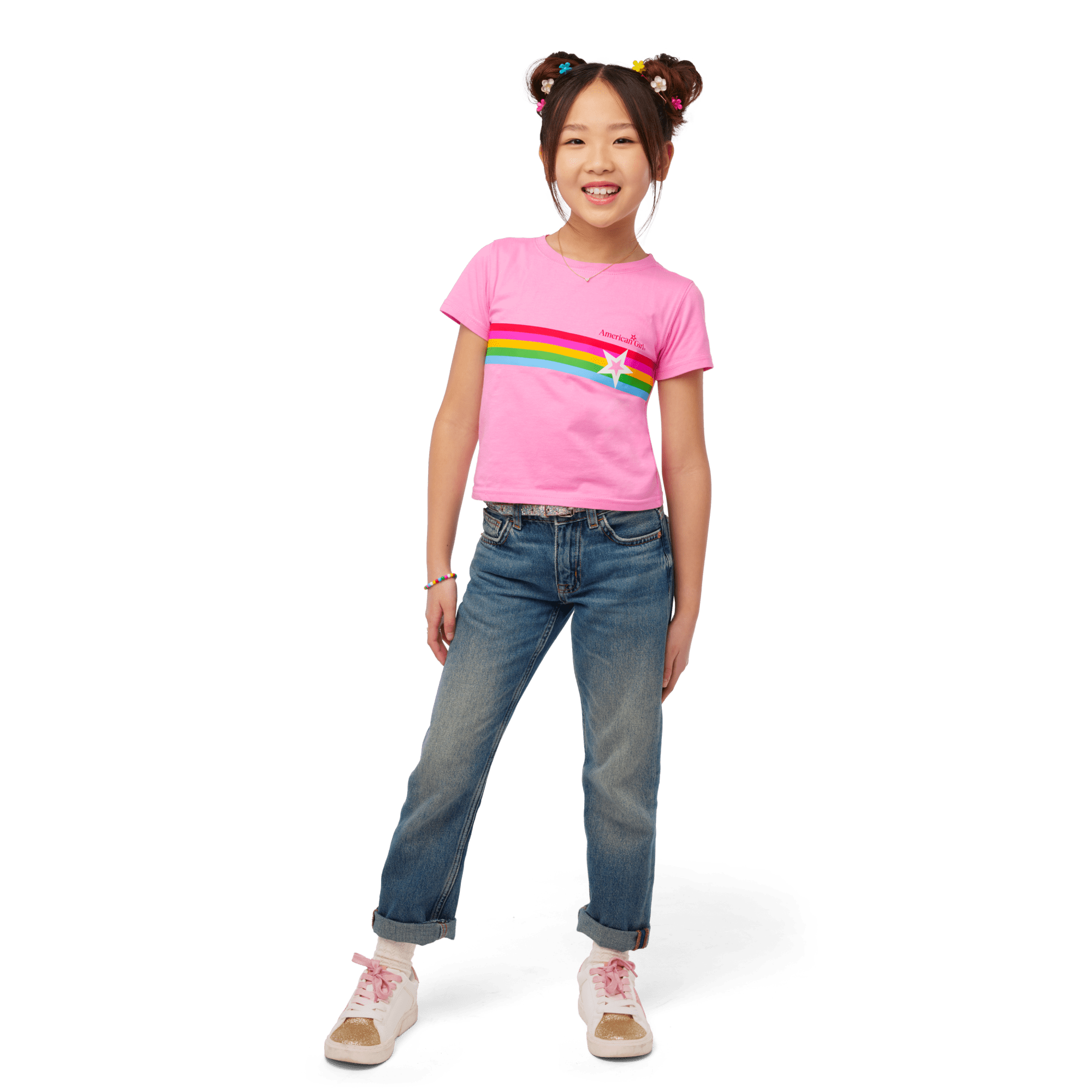 AG™ Star Squad Girls' Matching T-Shirt with Doll Outfit
