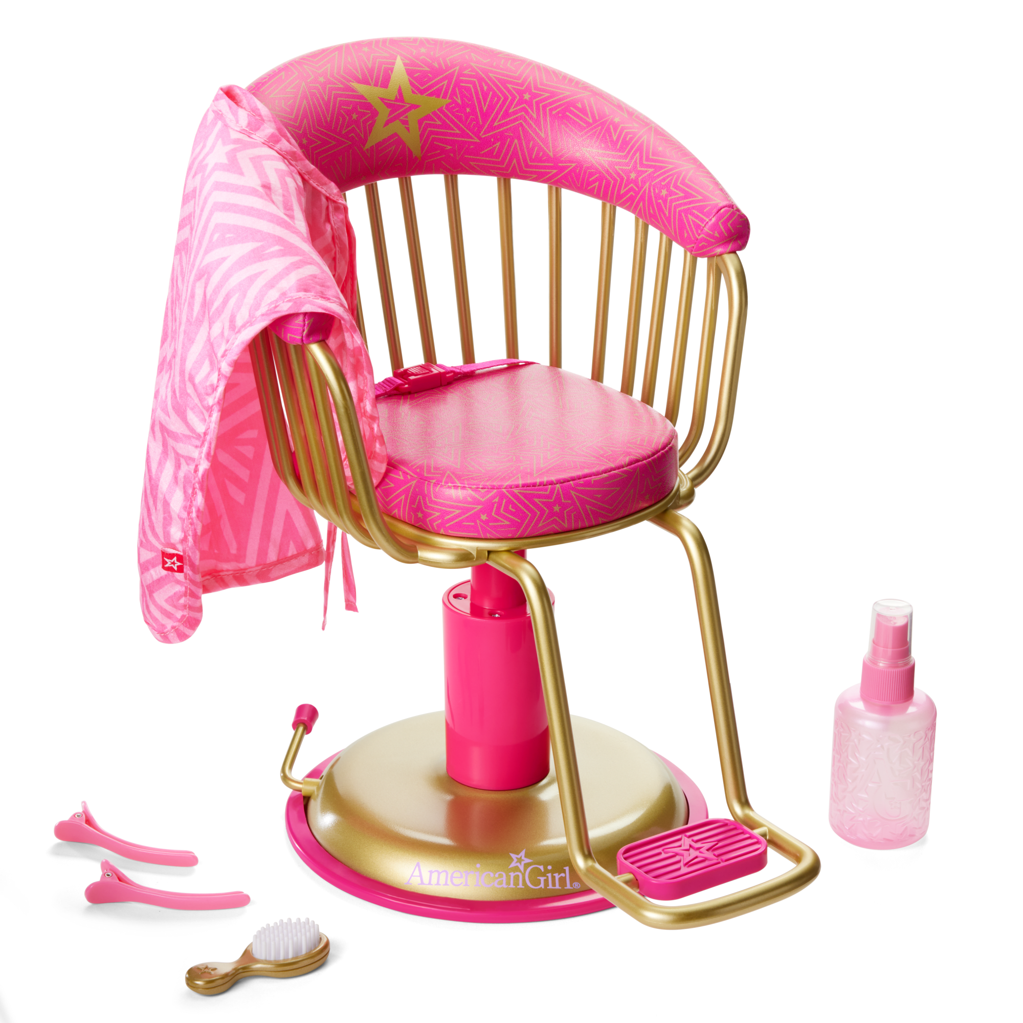 Truly Me™ Doll Salon Chair for 18-inch Dolls with Hair Styling Accessories