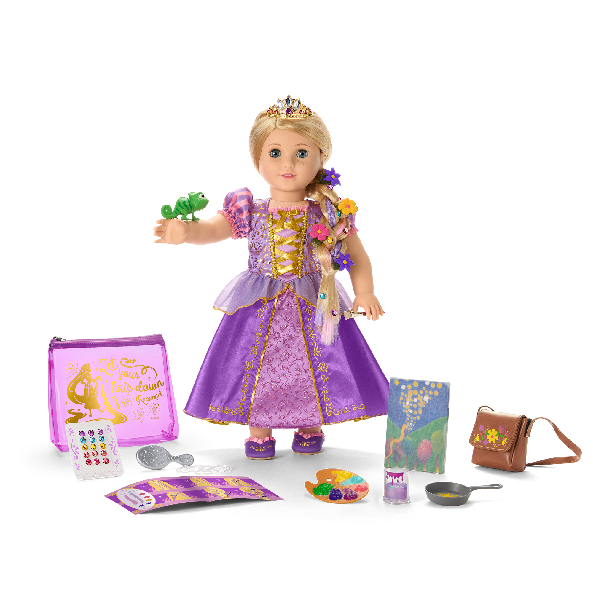 American Girl Disney Princess Rapunzel 18-inch Doll & Accessories Set