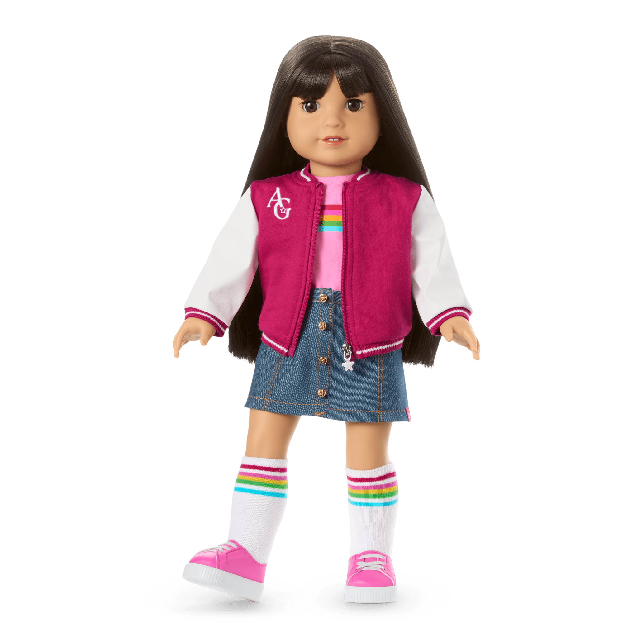 American Girl Truly Me 18-Inch Doll #130 with Star Squad Bundle