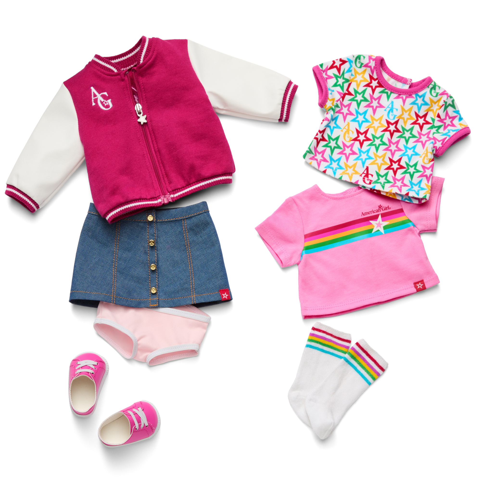American Girl Truly Me 18-Inch Doll #130 with Star Squad Bundle