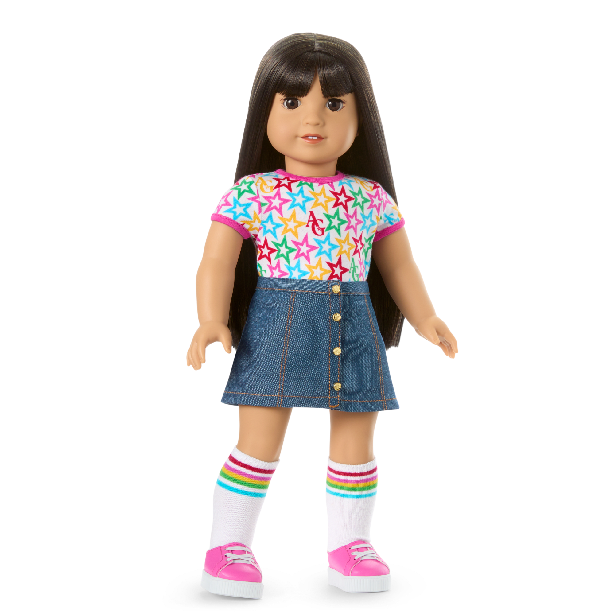 American Girl Truly Me 18-Inch Doll #130 with Star Squad Bundle