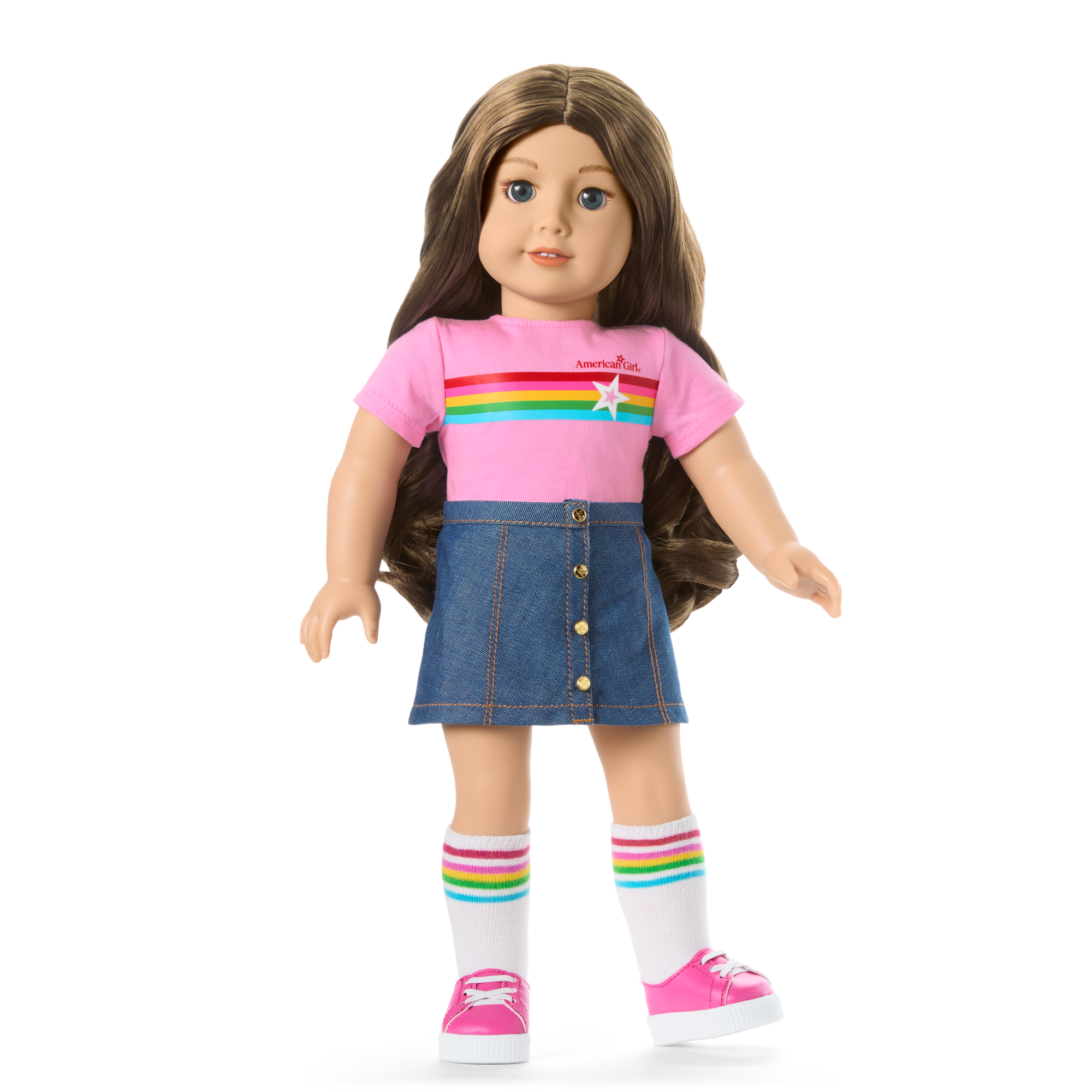 Truly Me 18-inch Doll #126 with Puppy & Star Squad Bundle