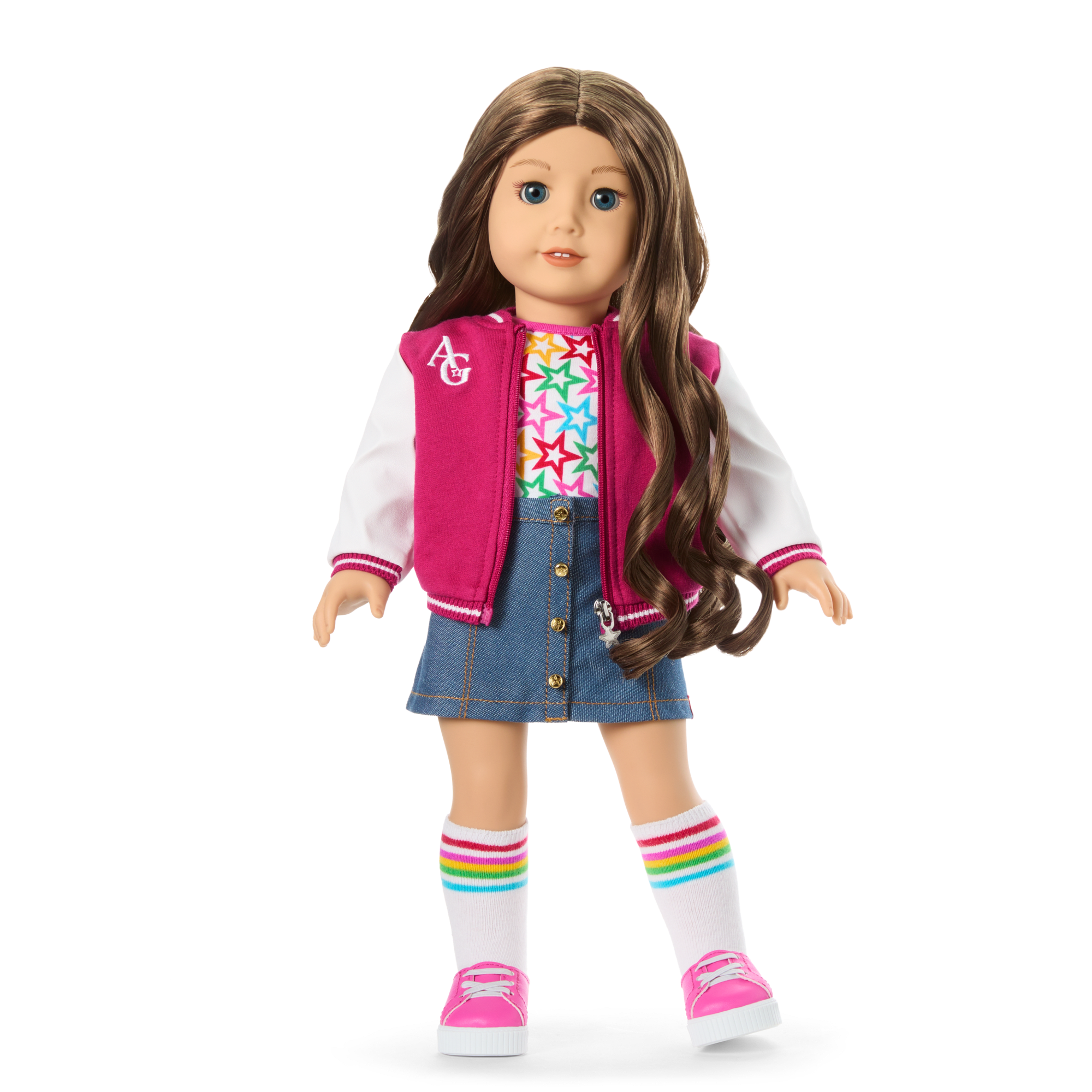 Truly Me 18-inch Doll #126 with Puppy & Star Squad Bundle