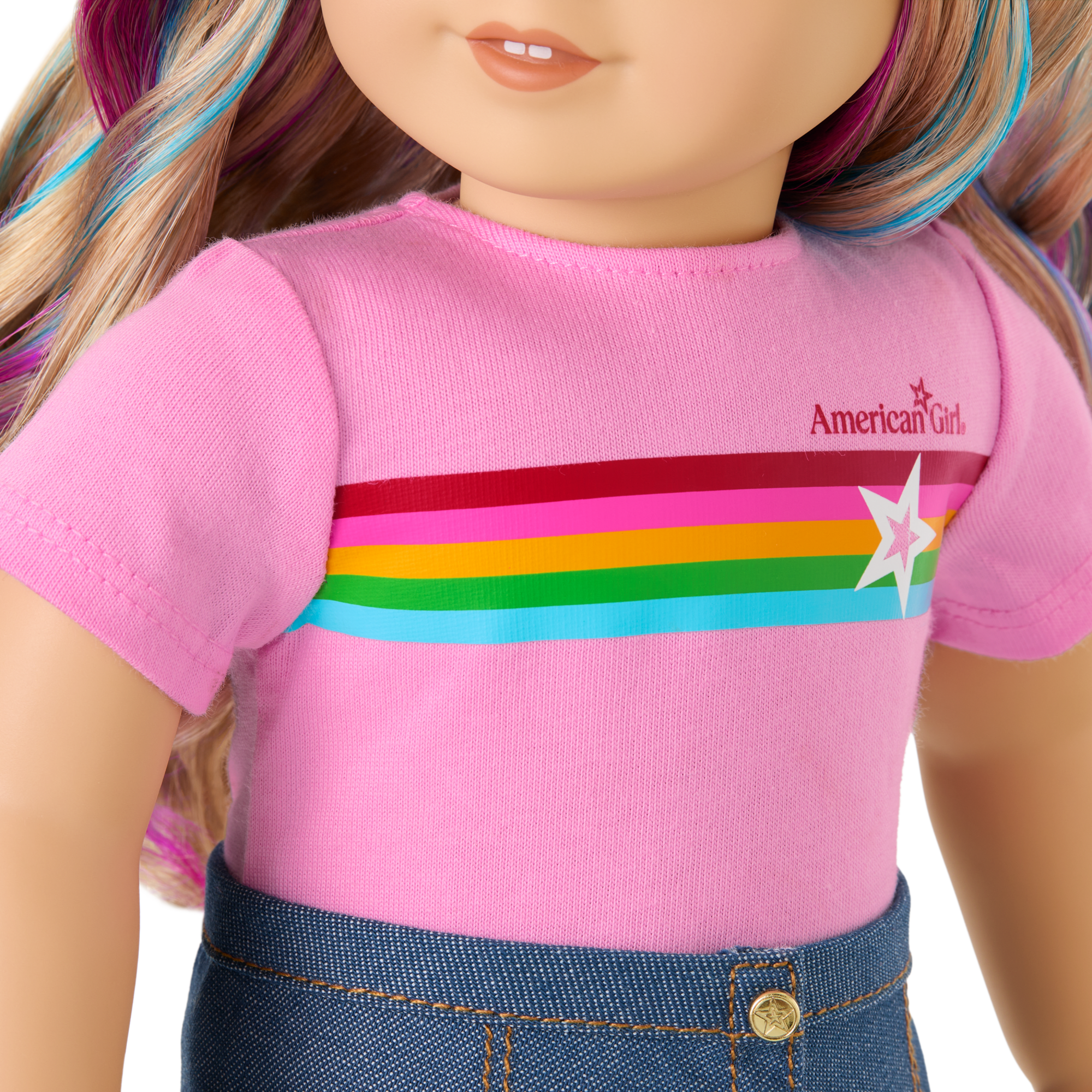 American Girl Truly Me Doll #110 with Star Squad Bundle & Puppy