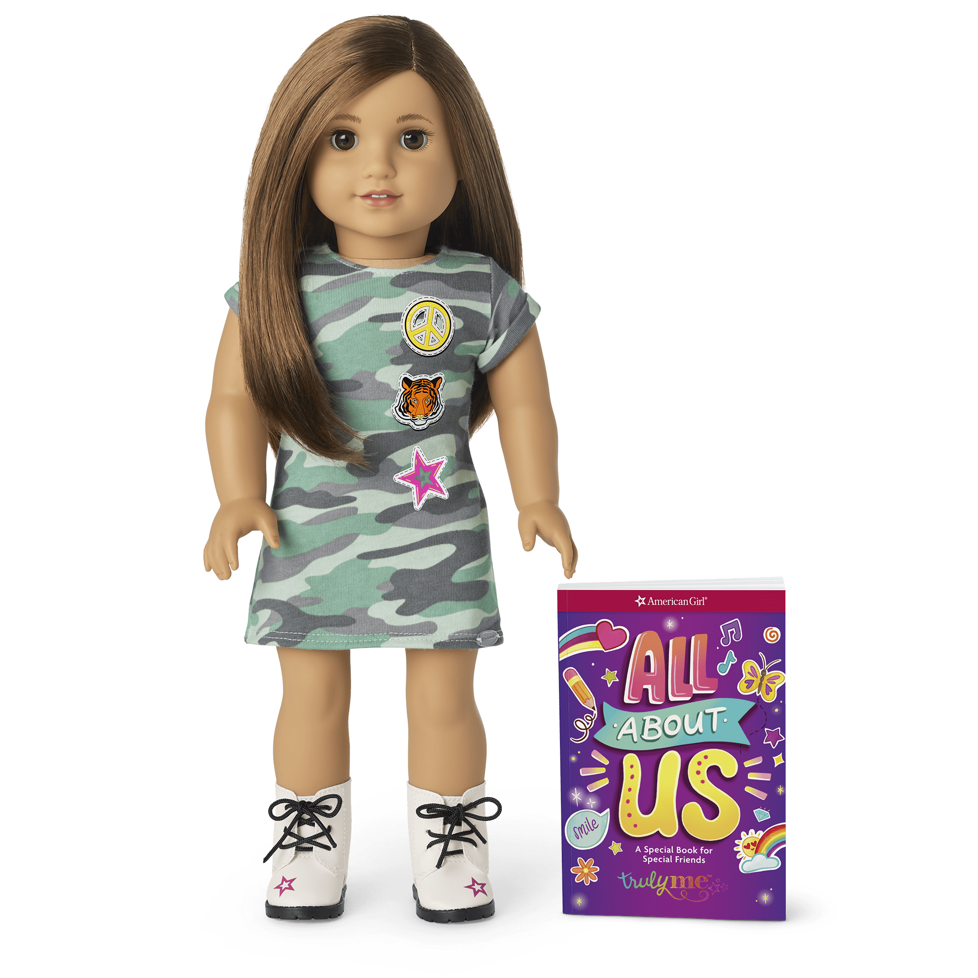Truly Me 18-inch Doll with Brown Hair & Outfit