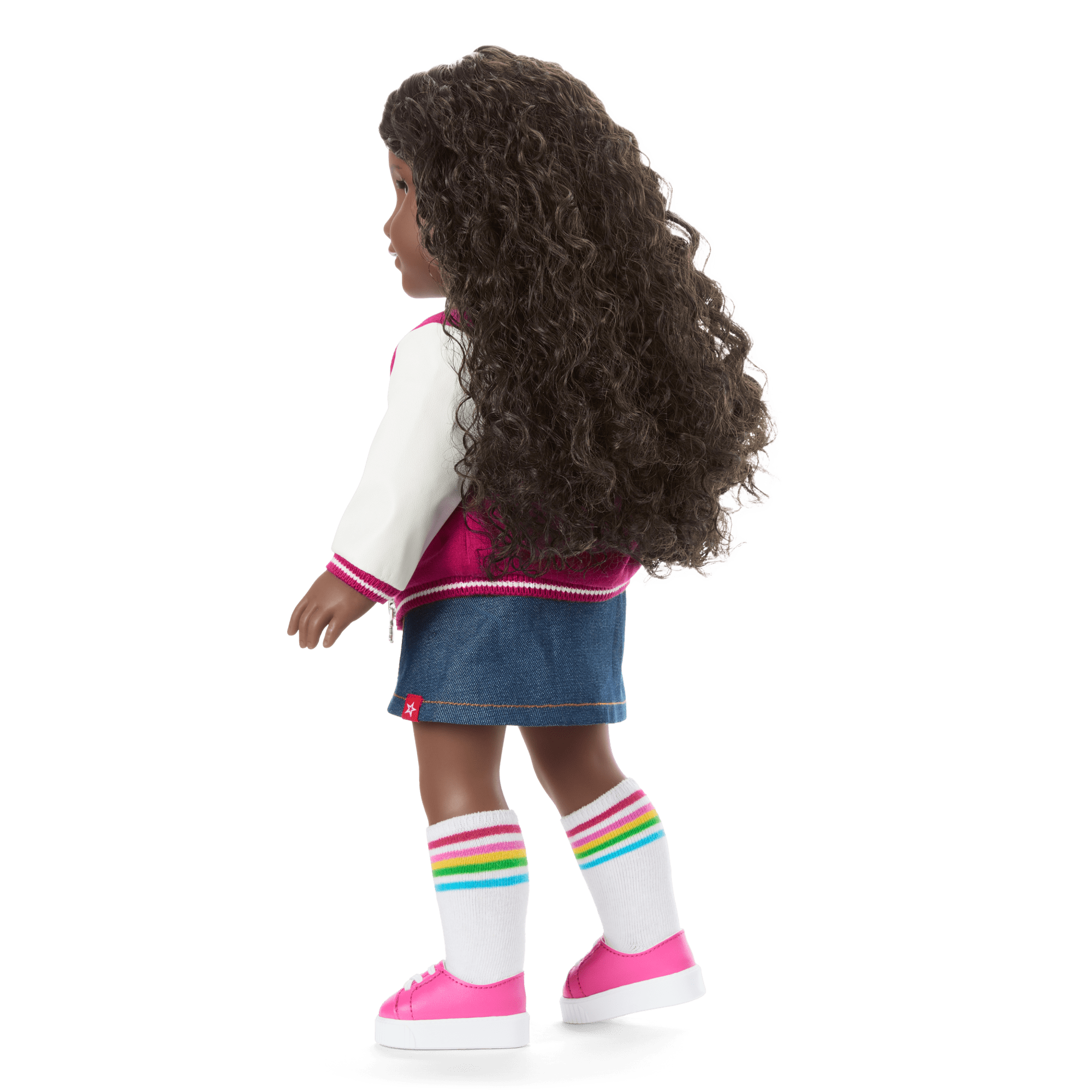 American Girl Truly Me Doll #127 with Puppy & Backpack Bundle