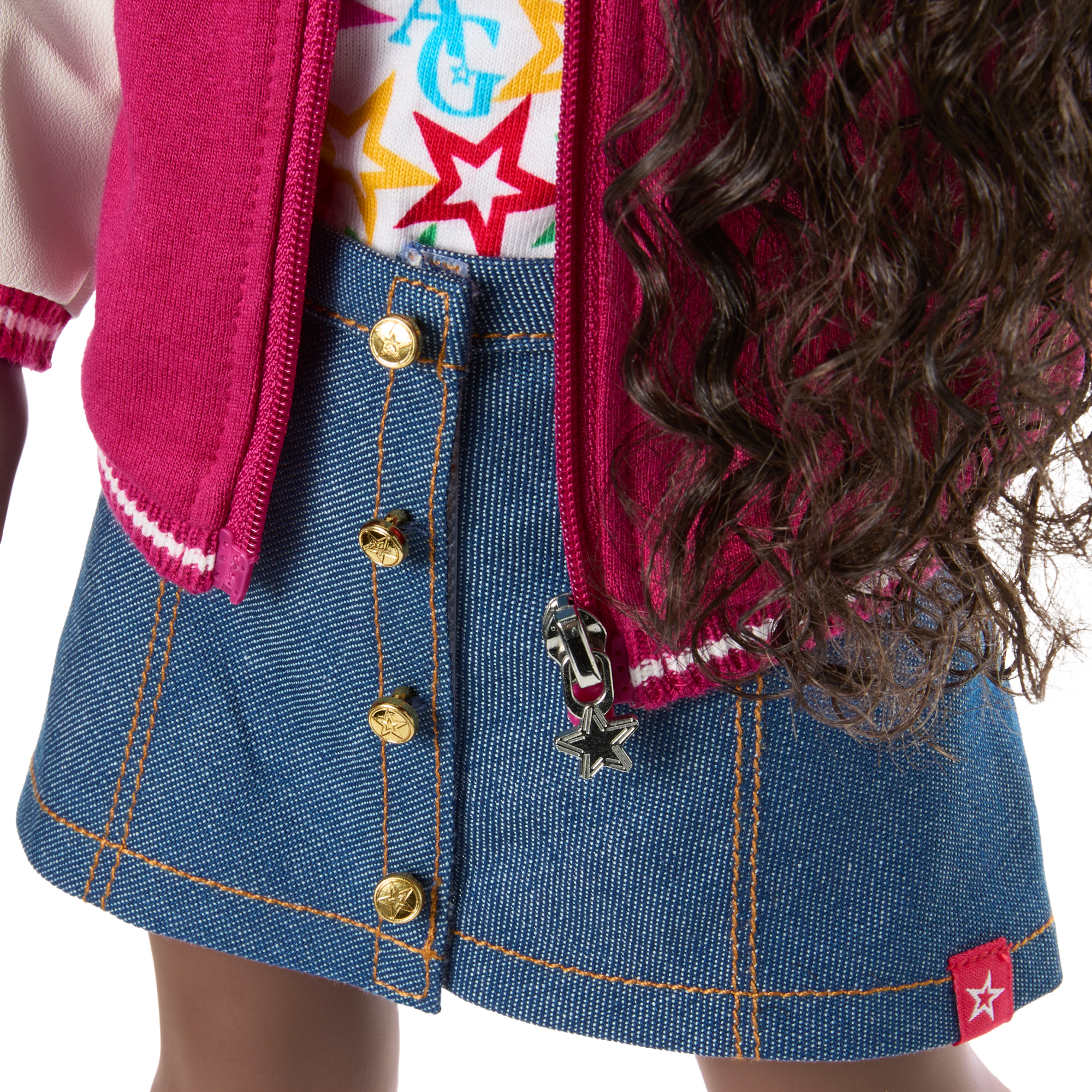 American Girl Truly Me Doll #127 with Puppy & Backpack Bundle