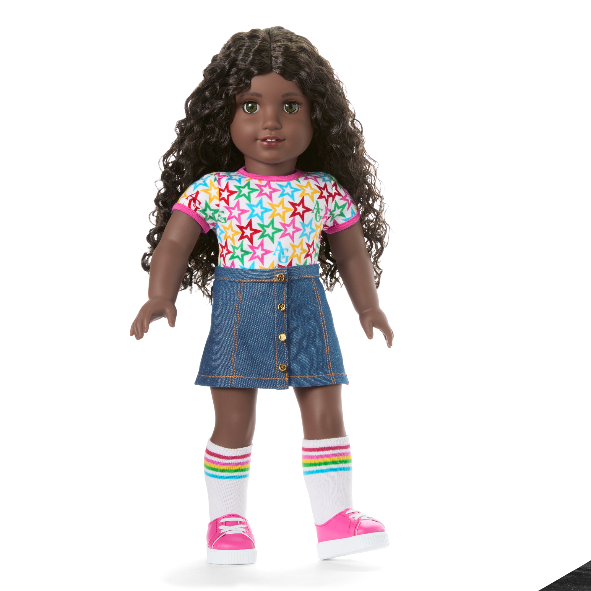 American Girl Truly Me Doll #127 with Puppy & Backpack Bundle