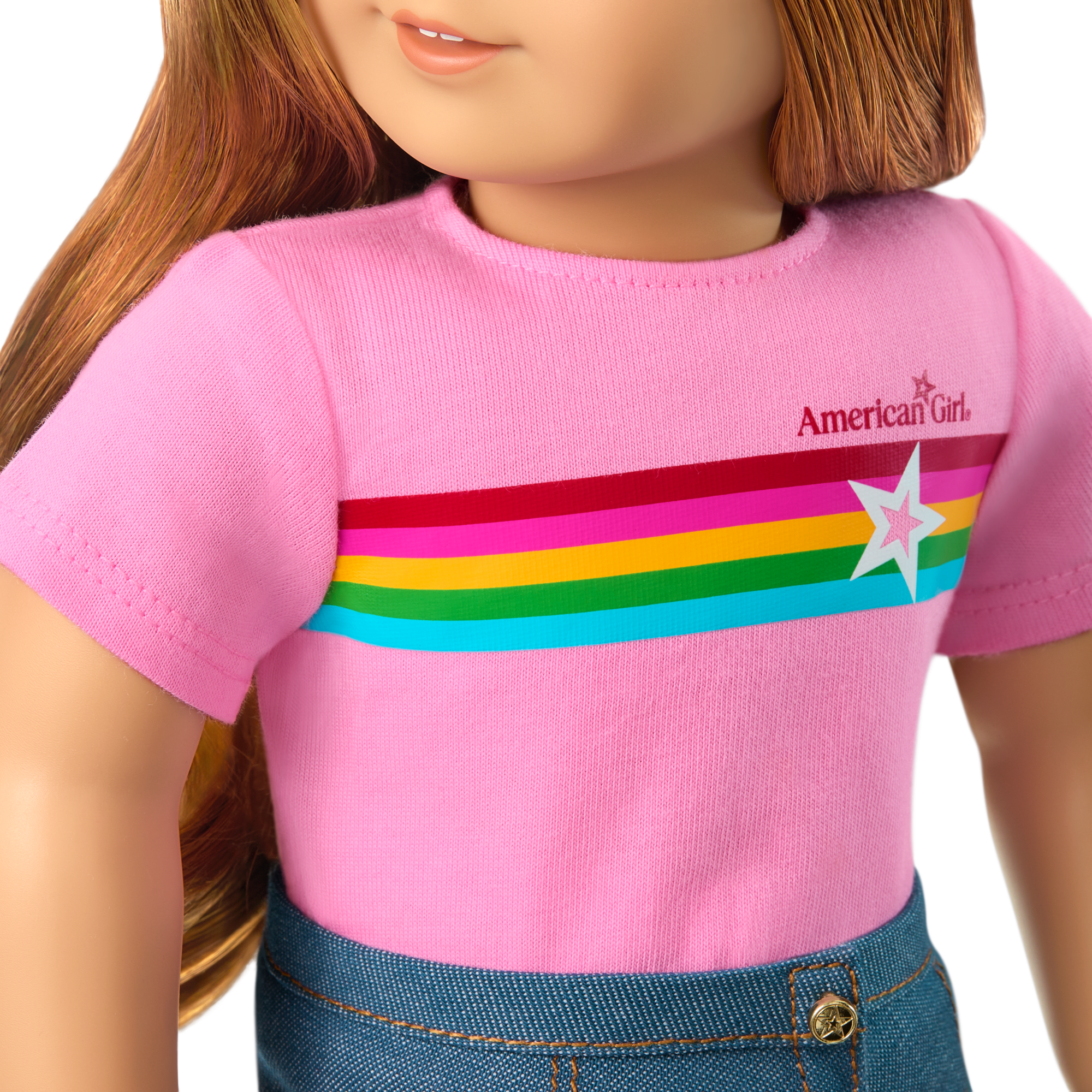 American Girl Truly Me 18" Doll #103 with Puppy & Star Squad Bundle