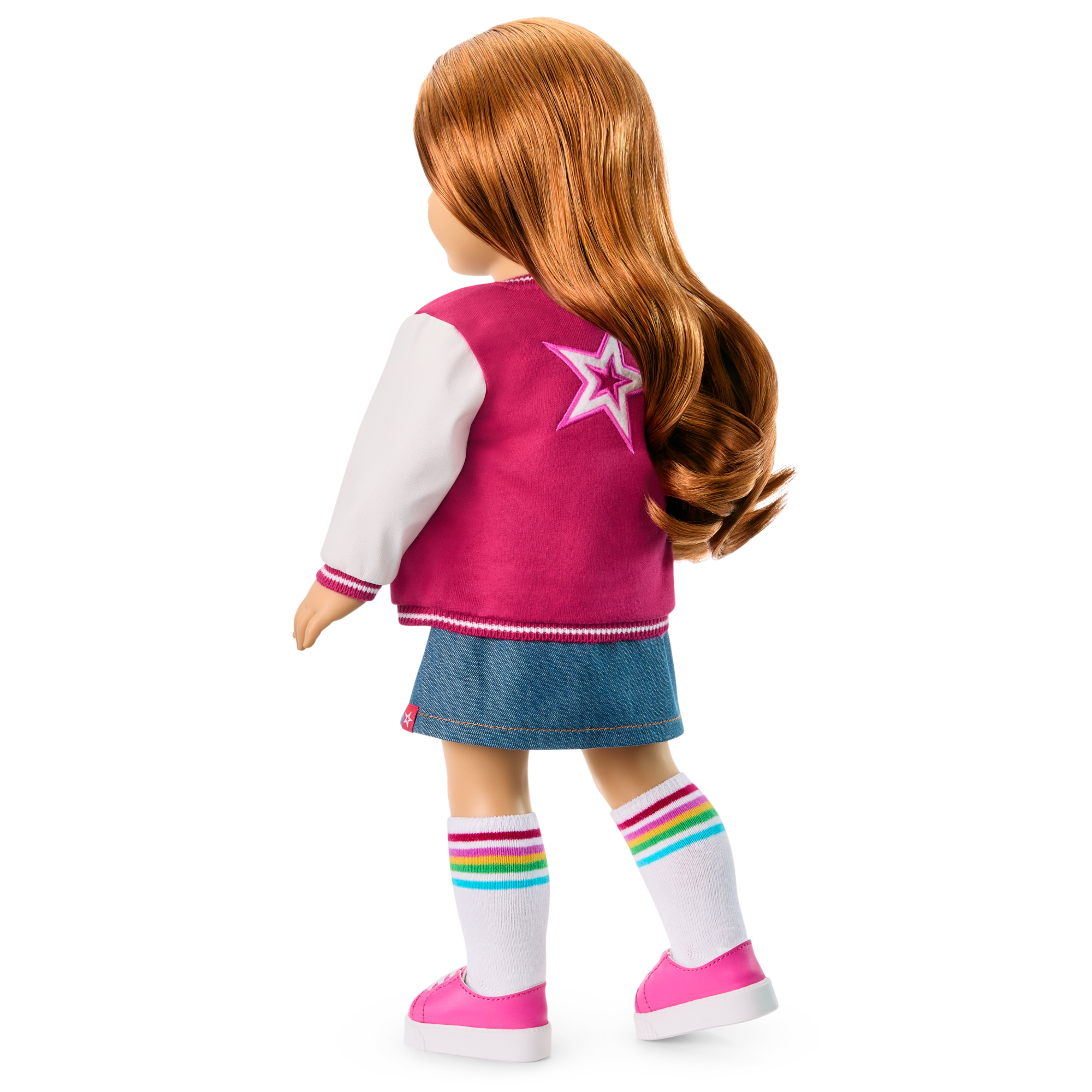 American Girl Truly Me 18" Doll #103 with Puppy & Star Squad Bundle