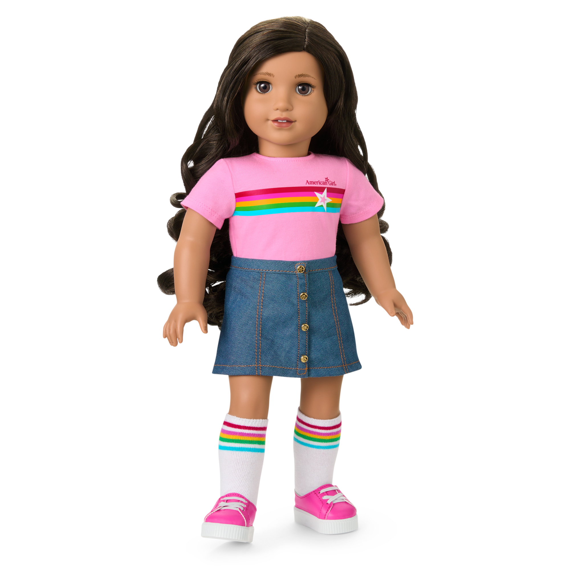 American Girl Truly Me Doll #108 with Puppy & Star Squad Bundle