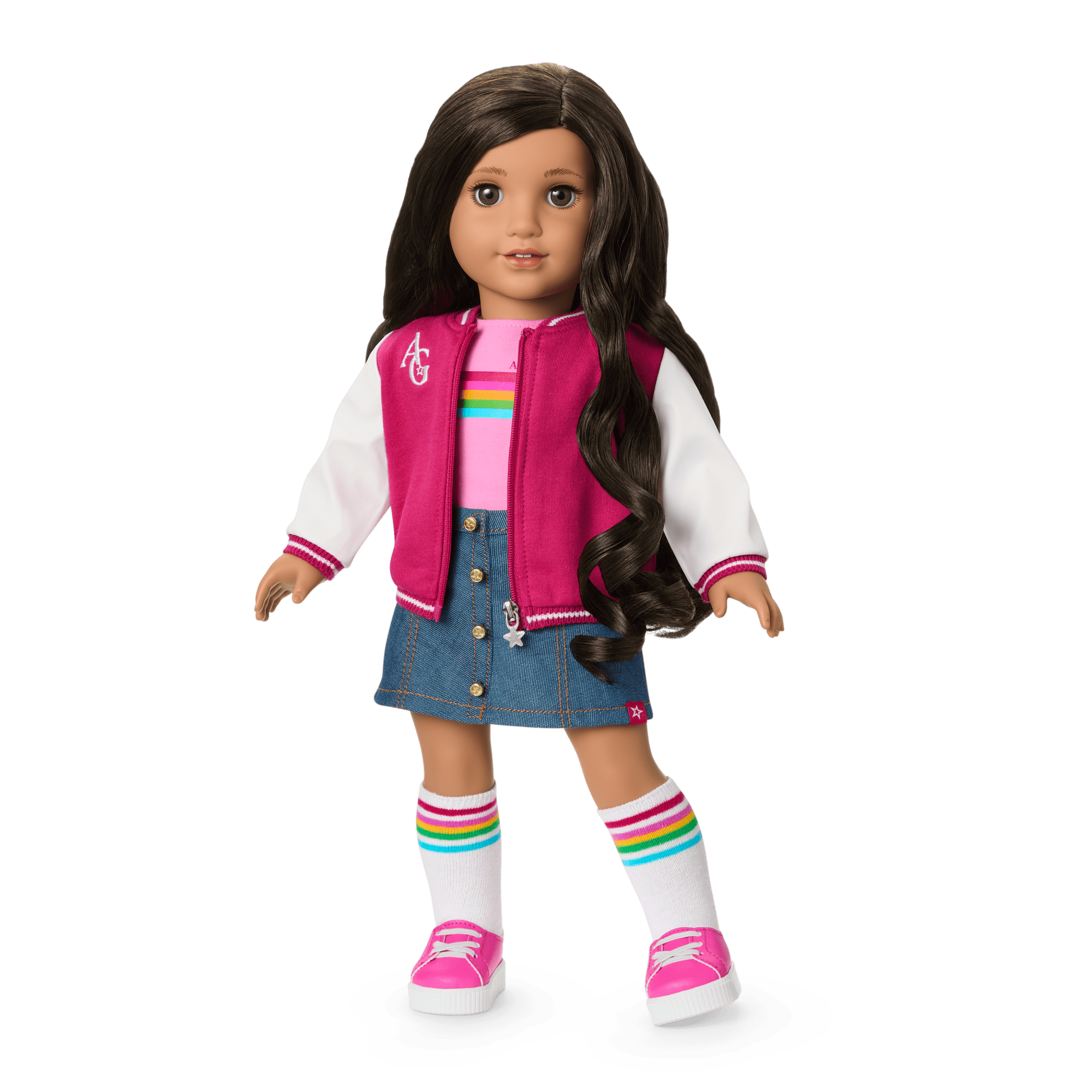 American Girl Truly Me Doll #108 with Puppy & Star Squad Bundle