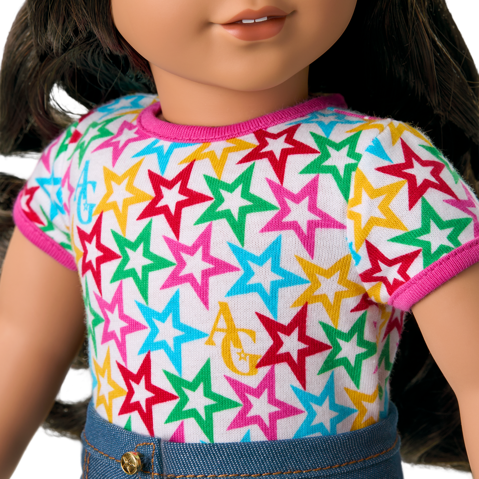 American Girl Truly Me Doll #108 with Puppy & Star Squad Bundle