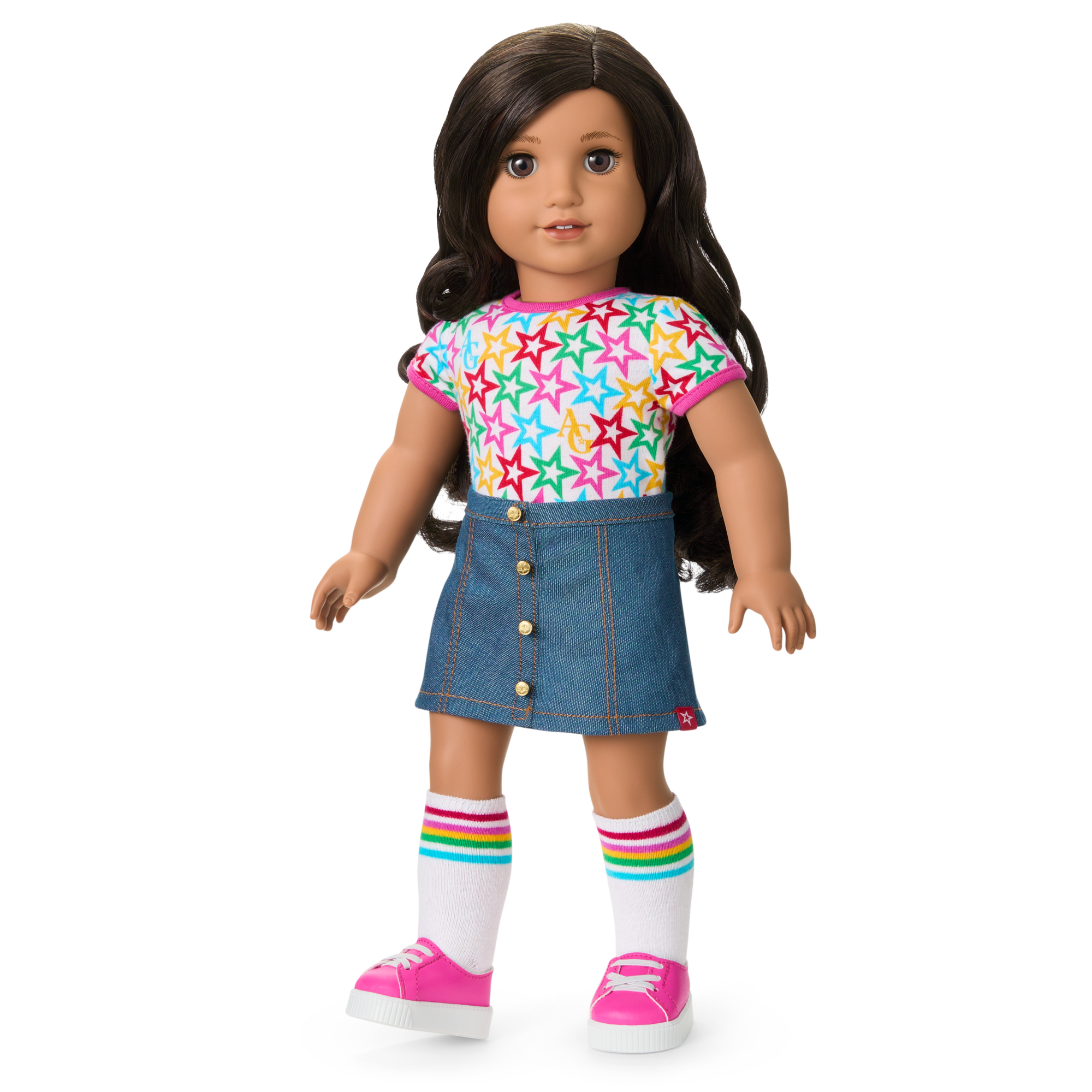 American Girl Truly Me Doll #108 with Puppy & Star Squad Bundle