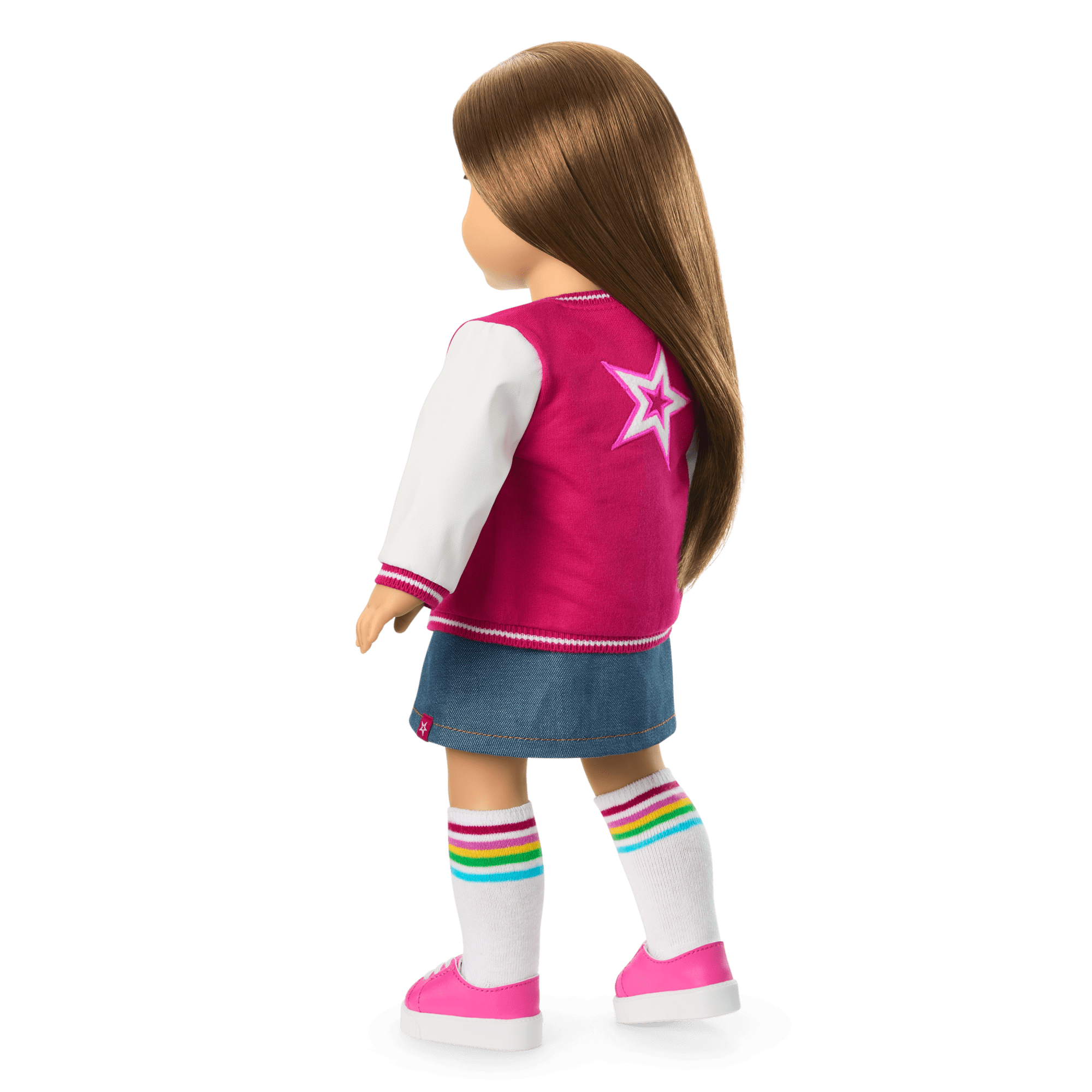 American Girl Truly Me Doll #107 with Puppy & Backpack Bundle