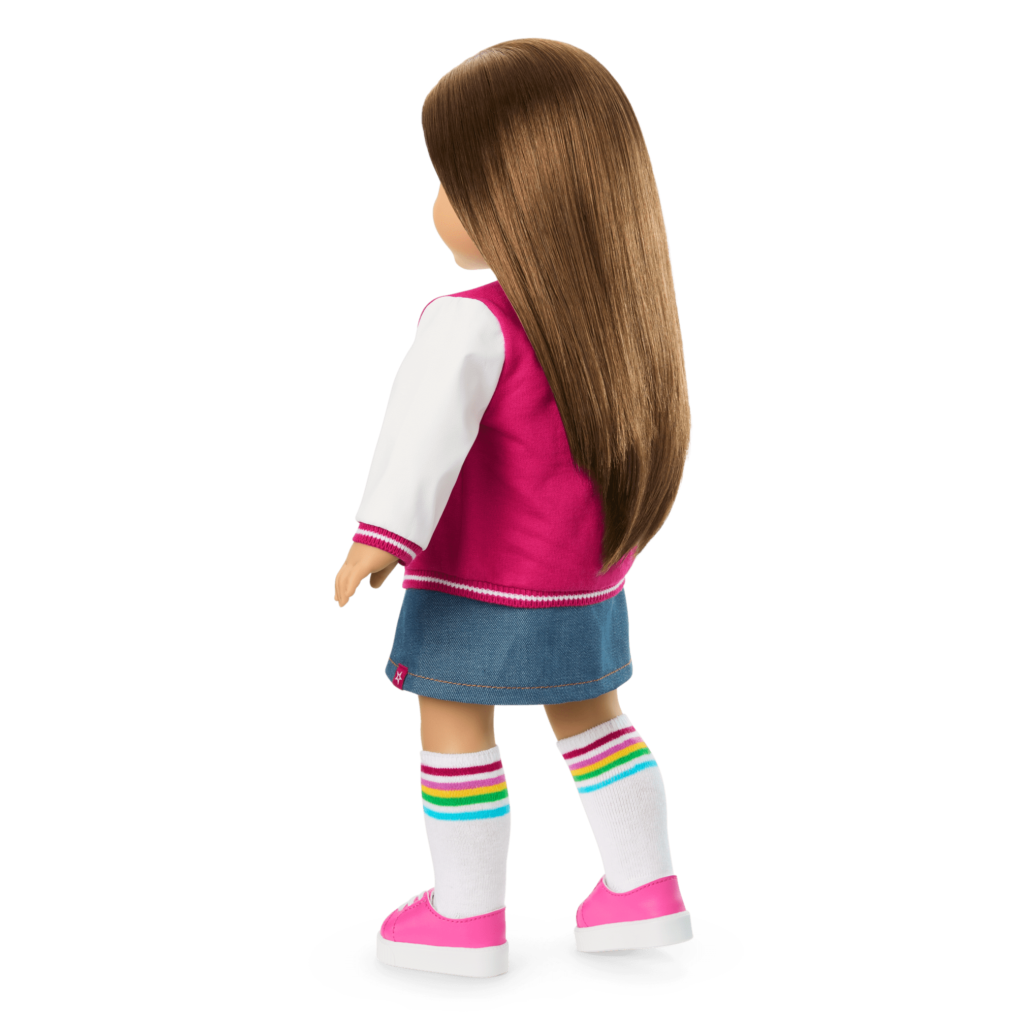 American Girl Truly Me Doll #107 with Puppy & Backpack Bundle