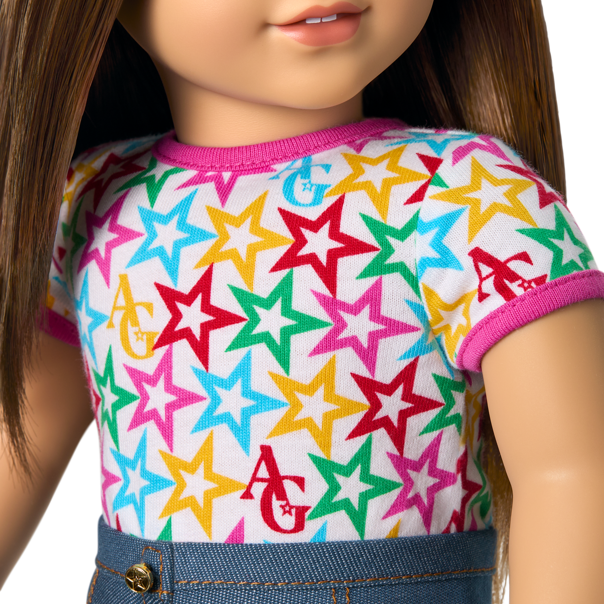 American Girl Truly Me Doll #107 with Puppy & Backpack Bundle