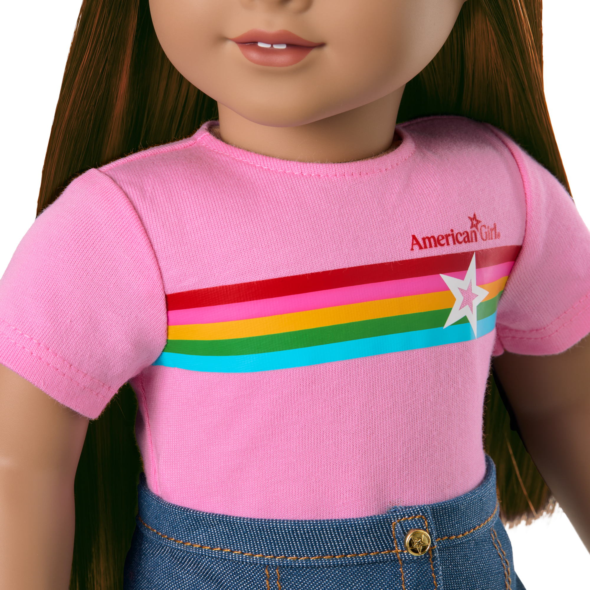 American Girl Truly Me Doll #122 with Star Squad Outfit & Puppy Bundle