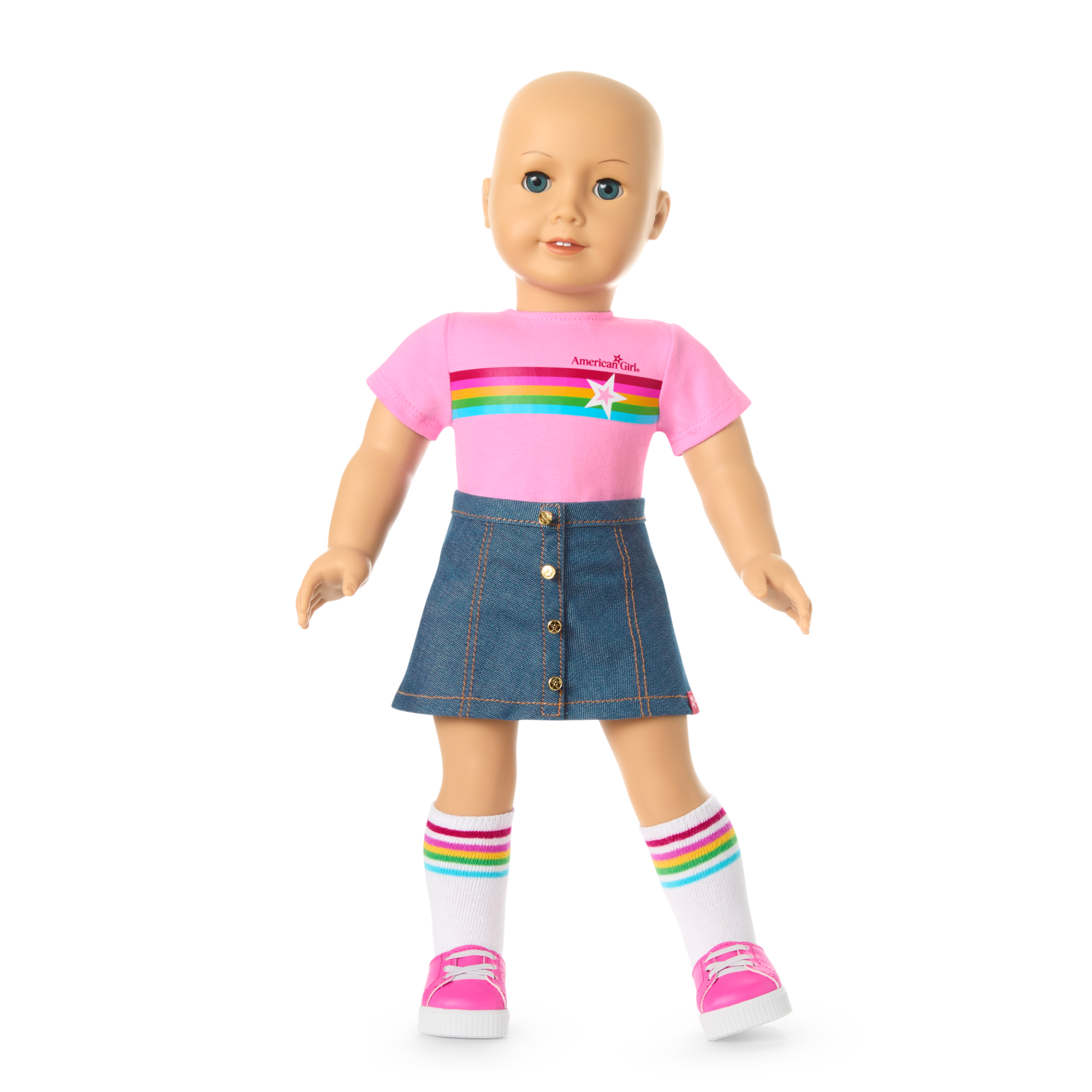 American Girl Truly Me Doll #105 with Puppy & Backpack Bundle