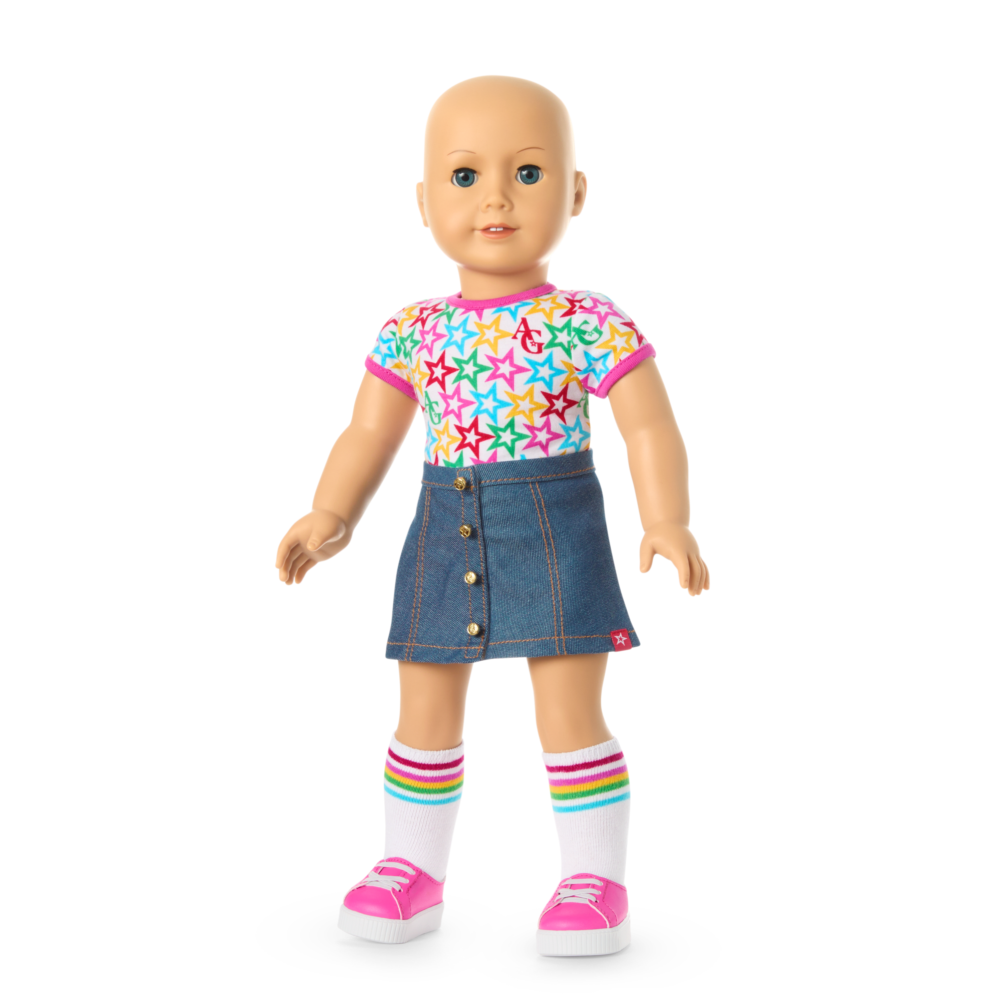 American Girl Truly Me Doll #105 with Puppy & Backpack Bundle