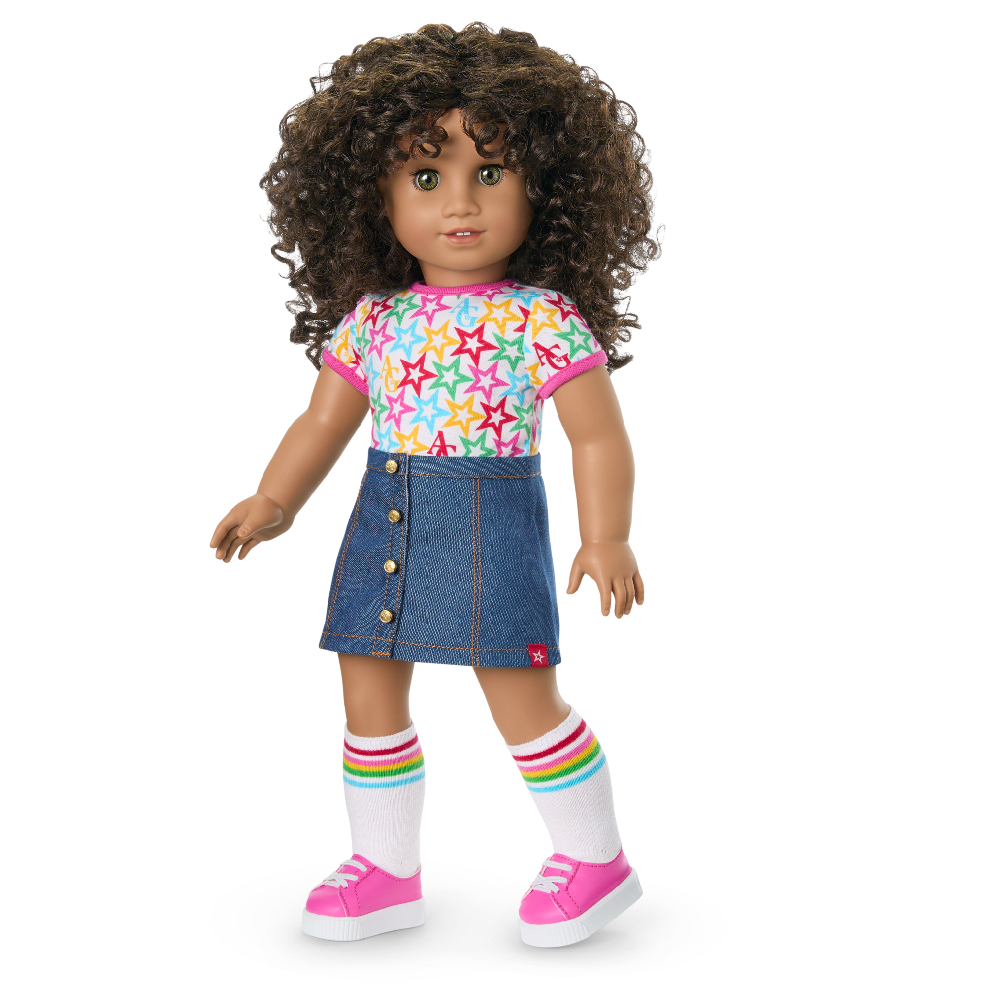 American Girl Truly Me Doll #132 with Star Squad Bundle & Puppy